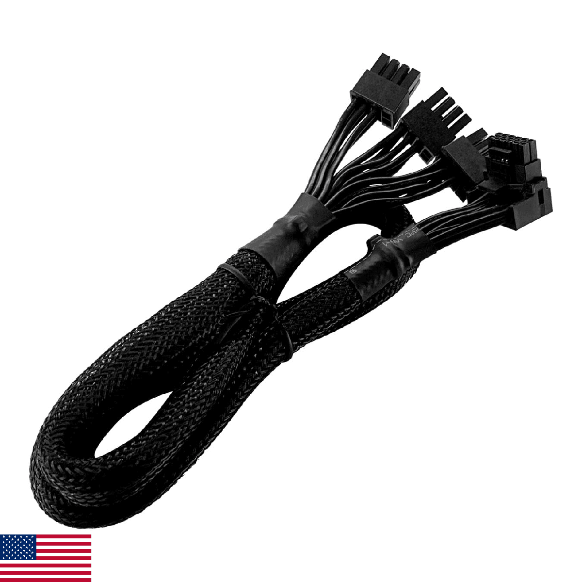 Cooler Master Cooler Master 12VHPWR Adapter Cable Type 2 65cm 90 Degree Connecto - Image 1