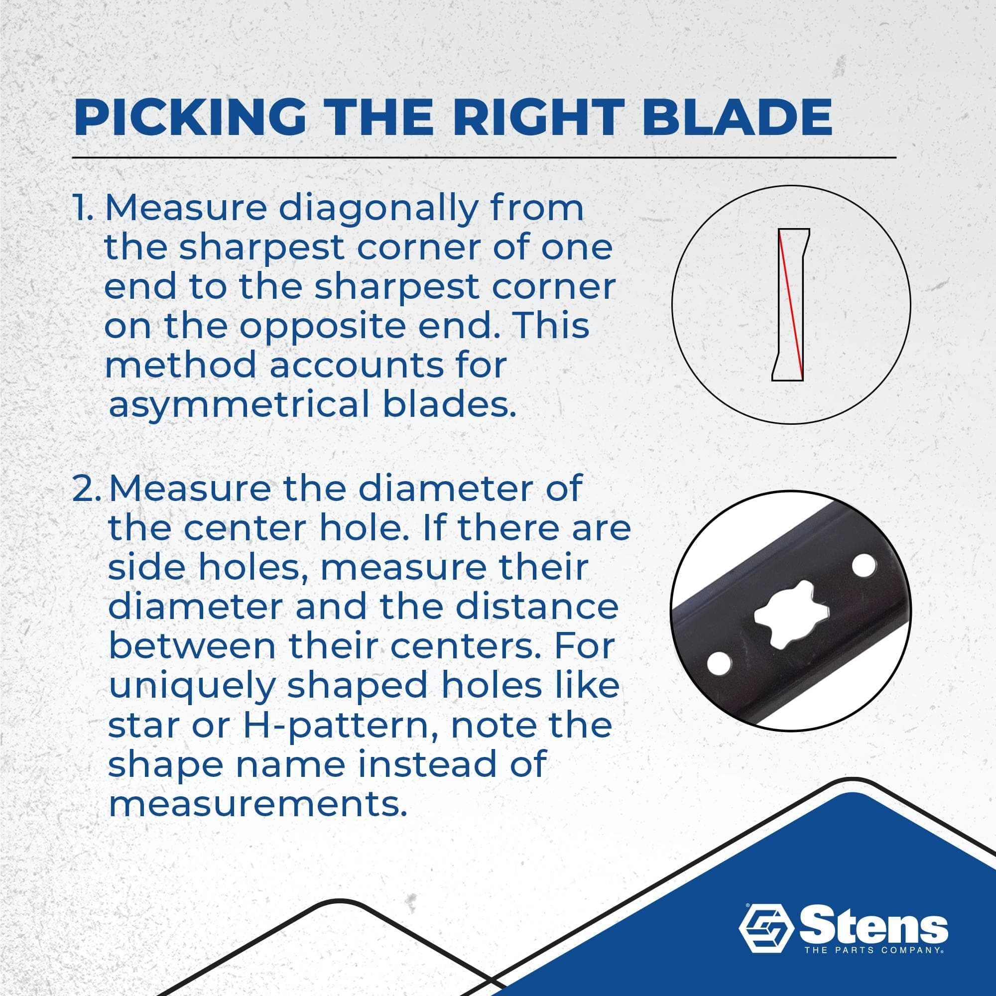 Stens 335-715 Mulching Blade, Replaces Mtd 742-0640 942-0640 - Thumbnail 7