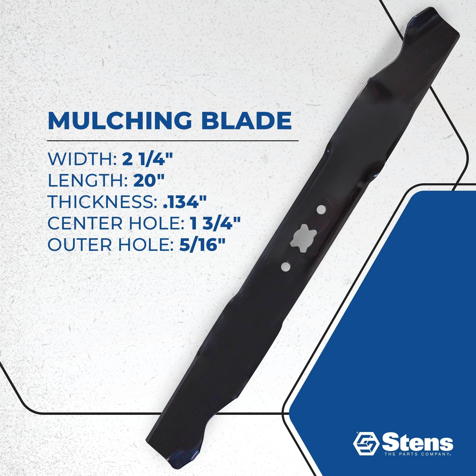 Stens 335-715 Mulching Blade, Replaces Mtd 742-0640 942-0640 - Thumbnail 5