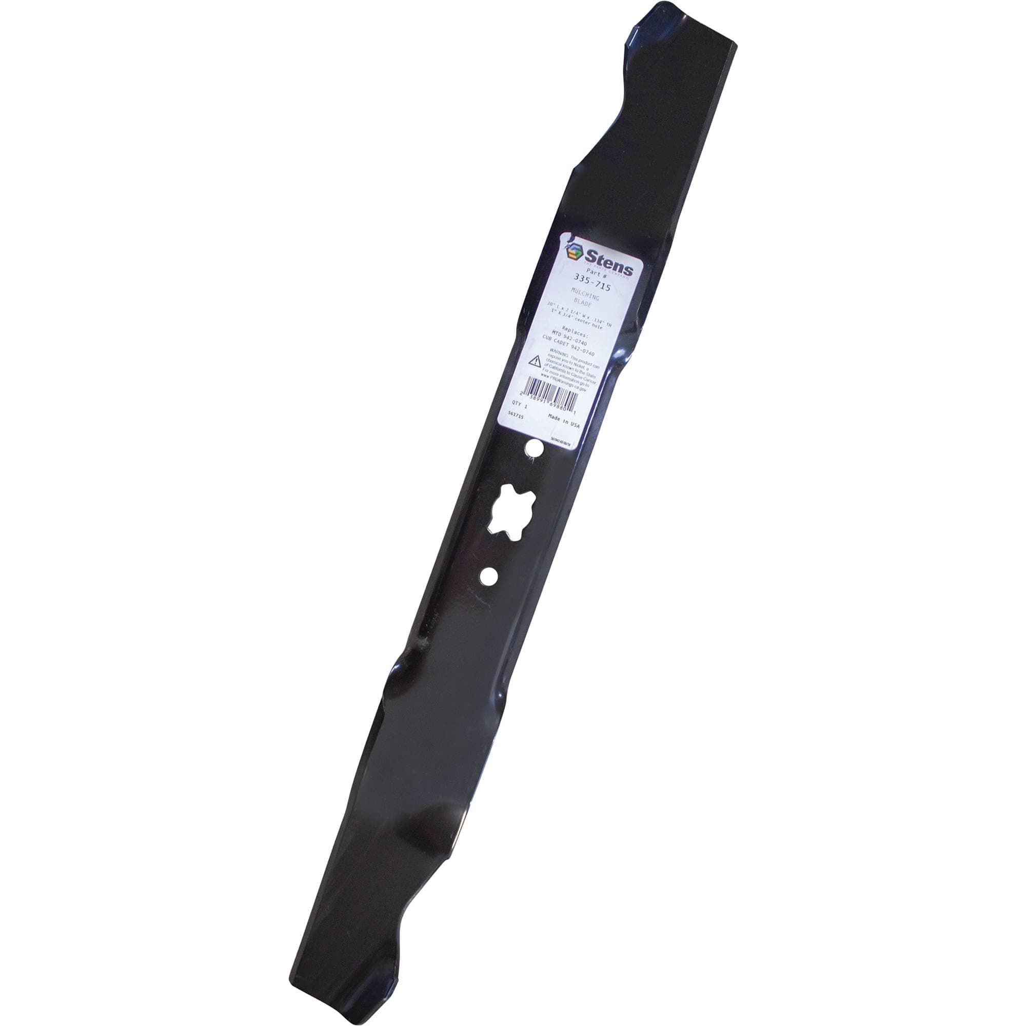 Stens 335-715 Mulching Blade, Replaces Mtd 742-0640 942-0640 - Thumbnail 4
