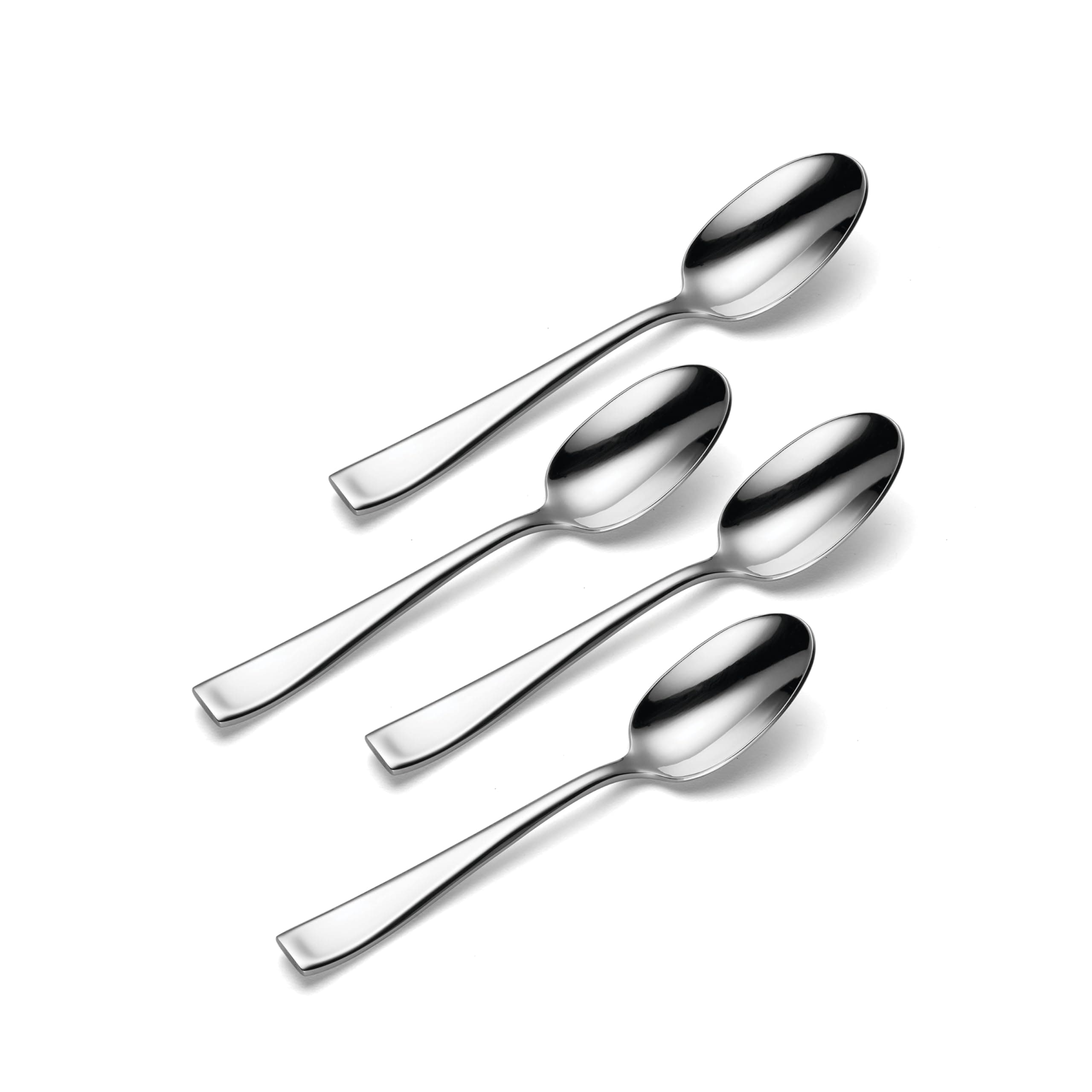 Oneida Silverware Set, Moda Fine Teaspoons Flatware Set, Service For 4, 18/10 St - Thumbnail 2