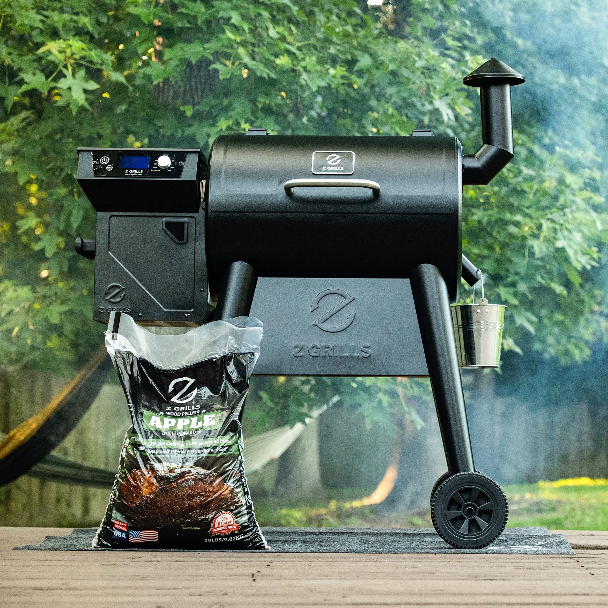 Z GRILLS Wood Pellets for Smoker Grill and BBQ, 100% All-Natural Hardwood Apple - Thumbnail 3