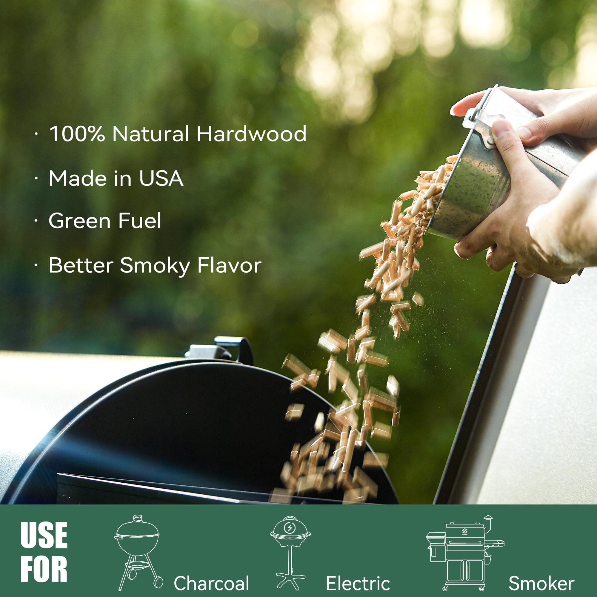 Z GRILLS Wood Pellets for Smoker Grill and BBQ, 100% All-Natural Hardwood Apple - Thumbnail 4
