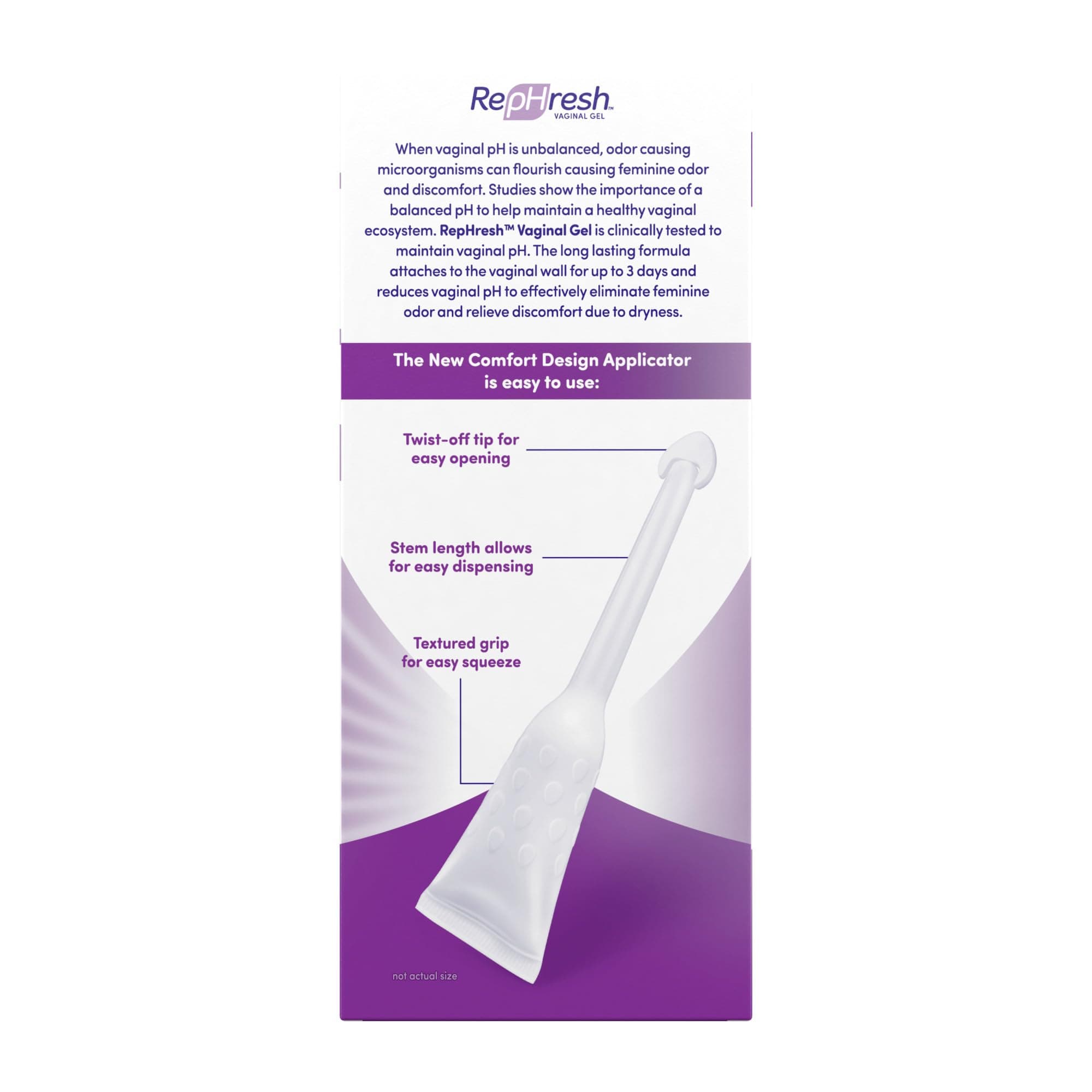 RepHresh Vaginal Gel 4ct (0.07oz) and Monistat 1 Day Yeast Infection Treatment f - Thumbnail 3