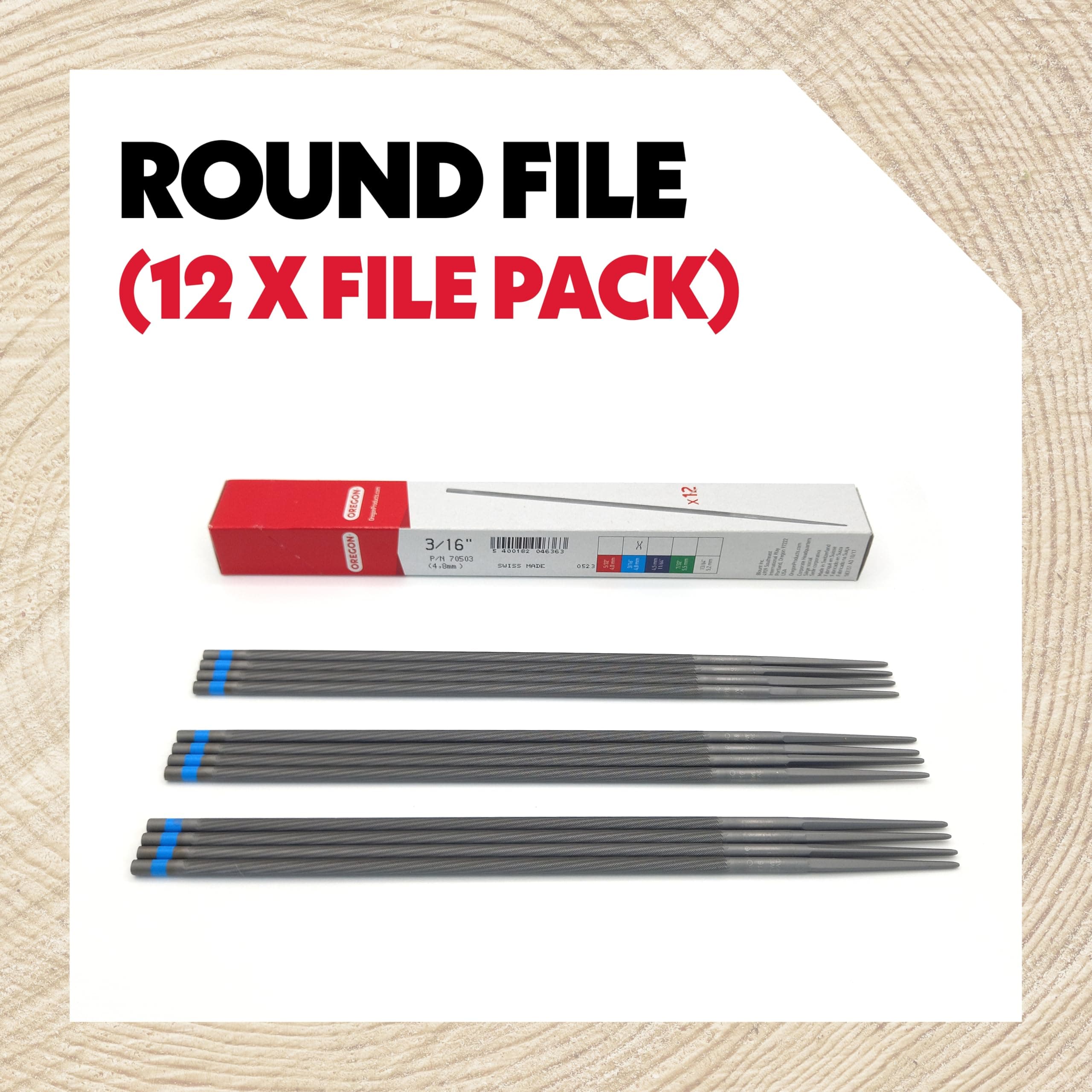 Oregon 70503/80503 3/16-Inch Chain Saw File, Package may vary - Thumbnail 3