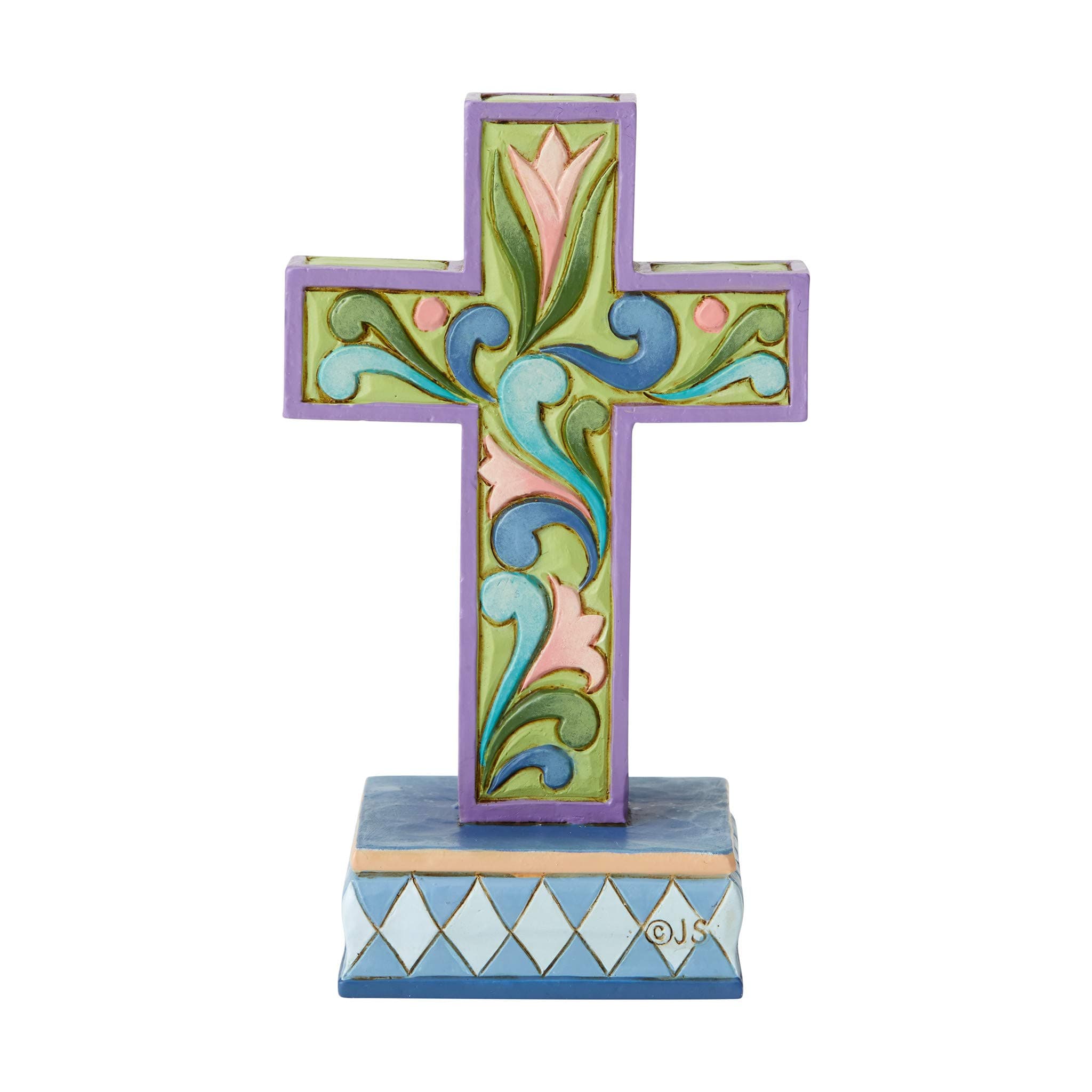 Enesco Jim Shore Heartwood Creek Cross Miniature Figurine, 3.6 Inch, Multicolor - Thumbnail 3