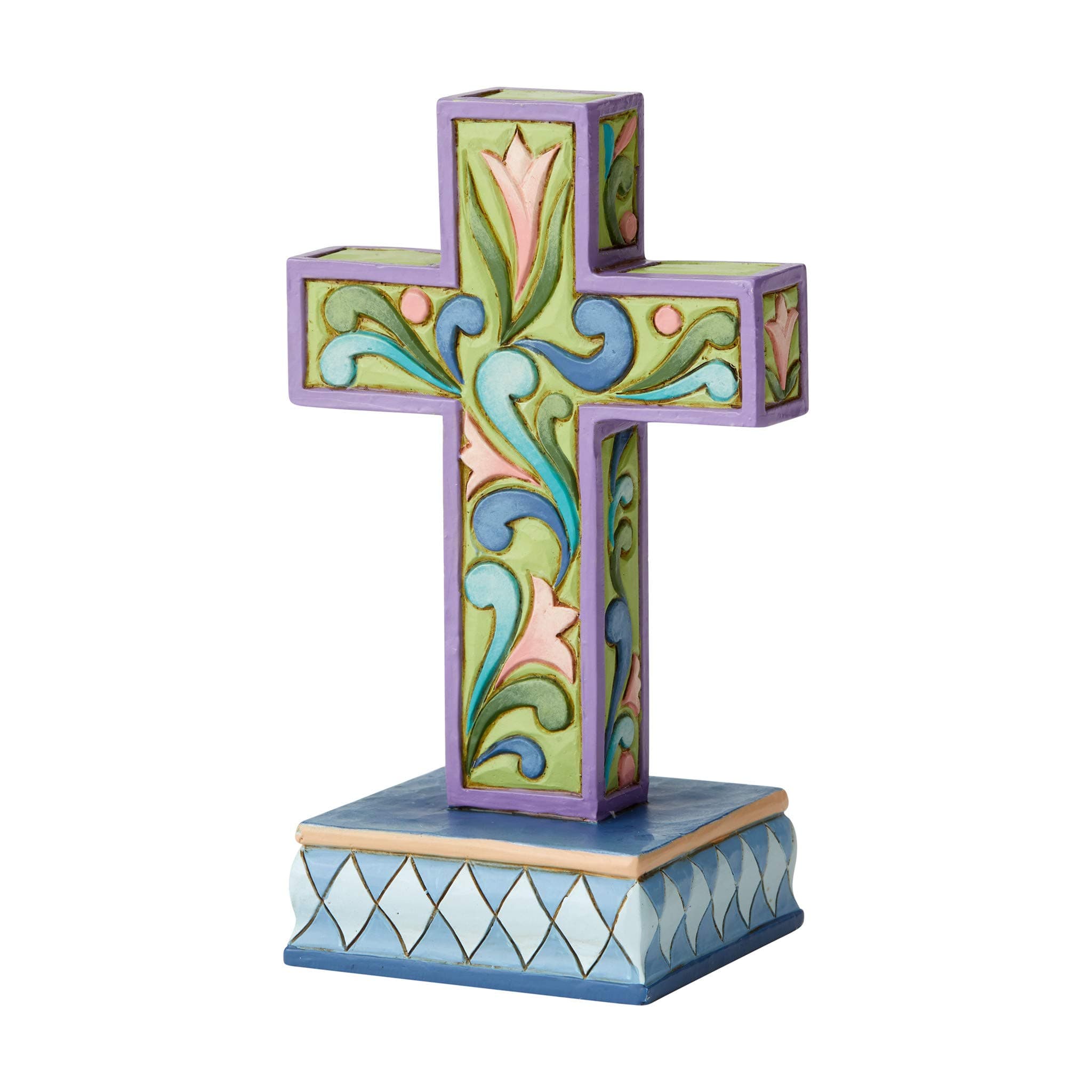 Enesco Jim Shore Heartwood Creek Cross Miniature Figurine, 3.6 Inch, Multicolor - Thumbnail 2