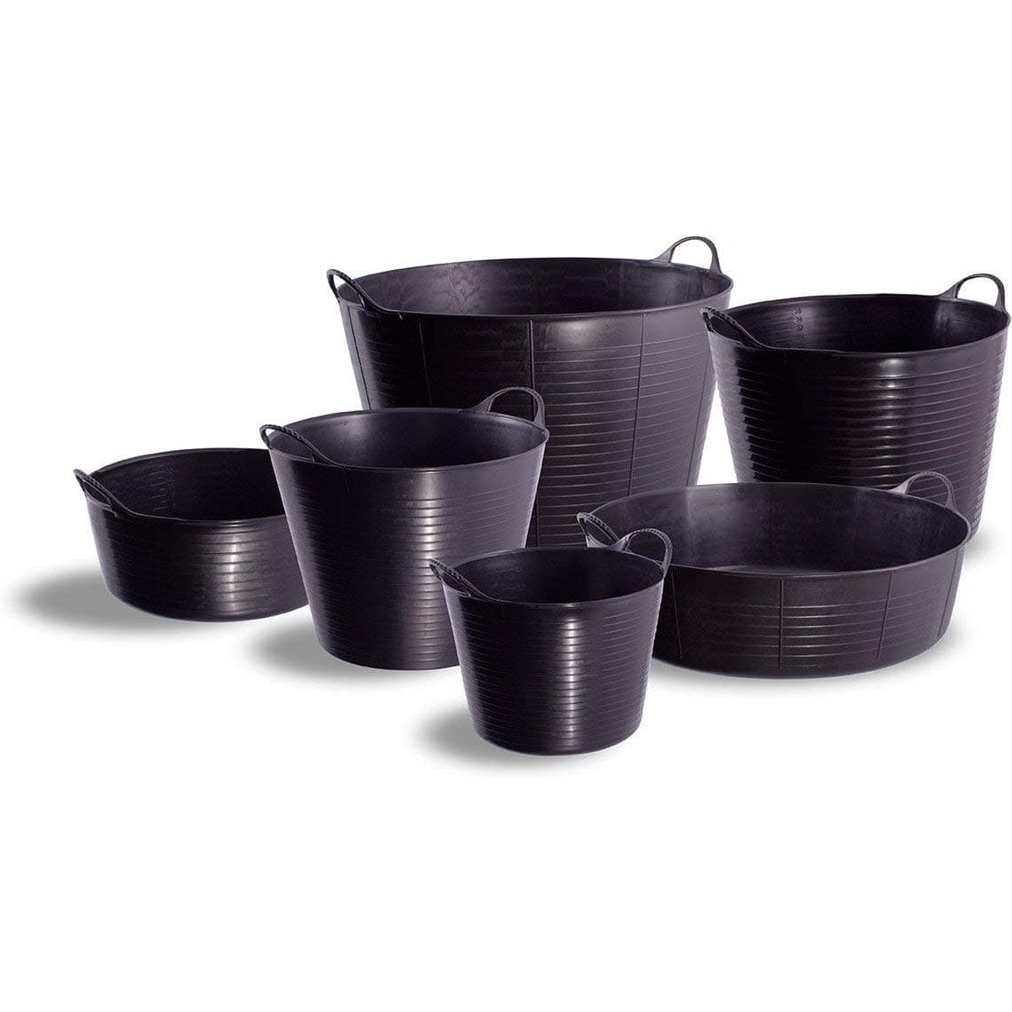 Tubtrugs SP26GBK Red Gorilla Medium-6.8 gallons SL26 Bucket, Black - Thumbnail 3