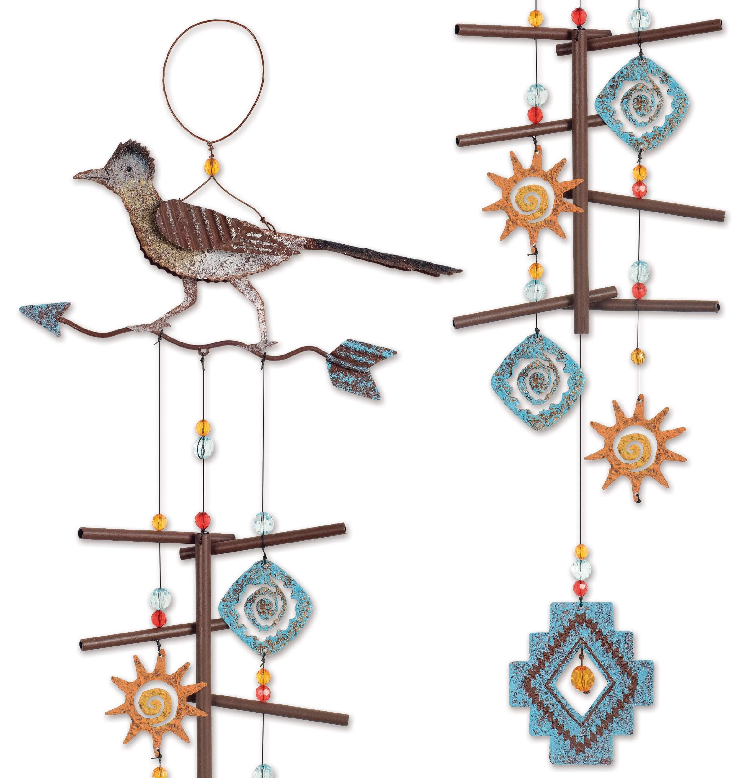 Sunset Vista Designs Roadrunner on Arrow Wind Chime, 28" - Thumbnail 3