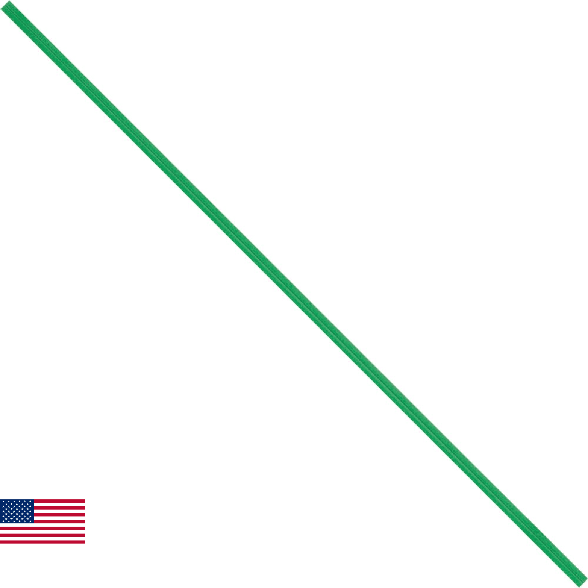 Aviditi Reusable Green Paper Twist Ties, 8" Length, Use to seal bread, gift, and - Image 1