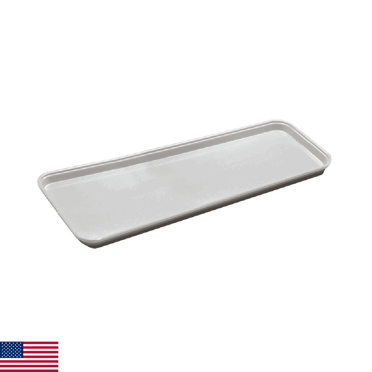 Cambro 6x30 Inox Market Tray White 630MT148 Buffet Food Pan - Image 1