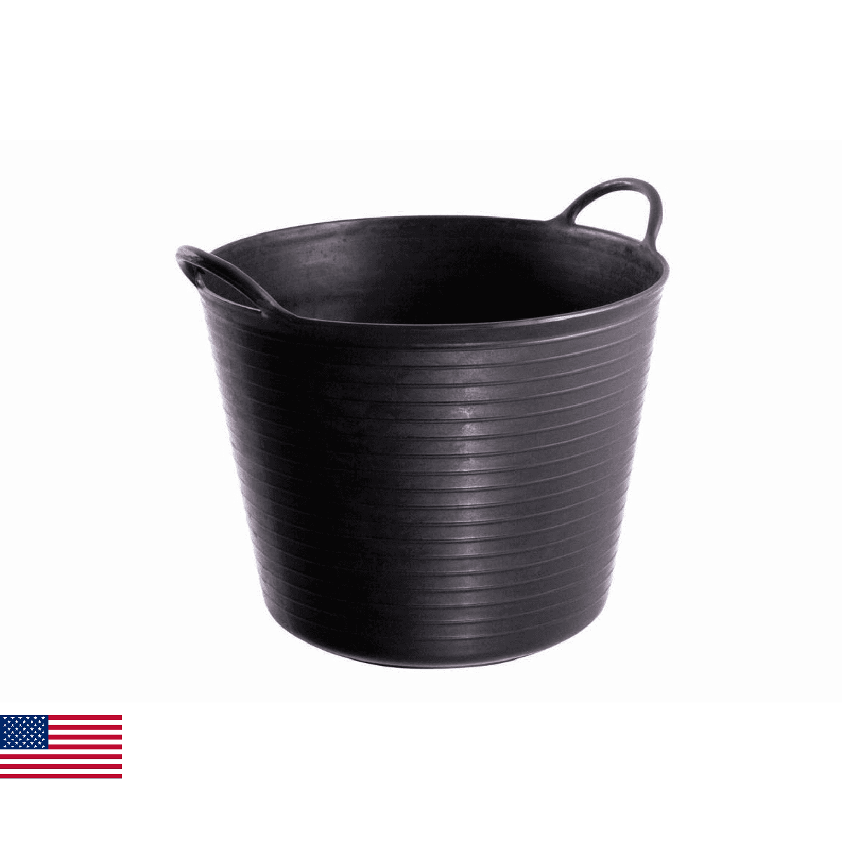 Tubtrugs SP26GBK Red Gorilla Medium-6.8 gallons SL26 Bucket, Black - Image 1