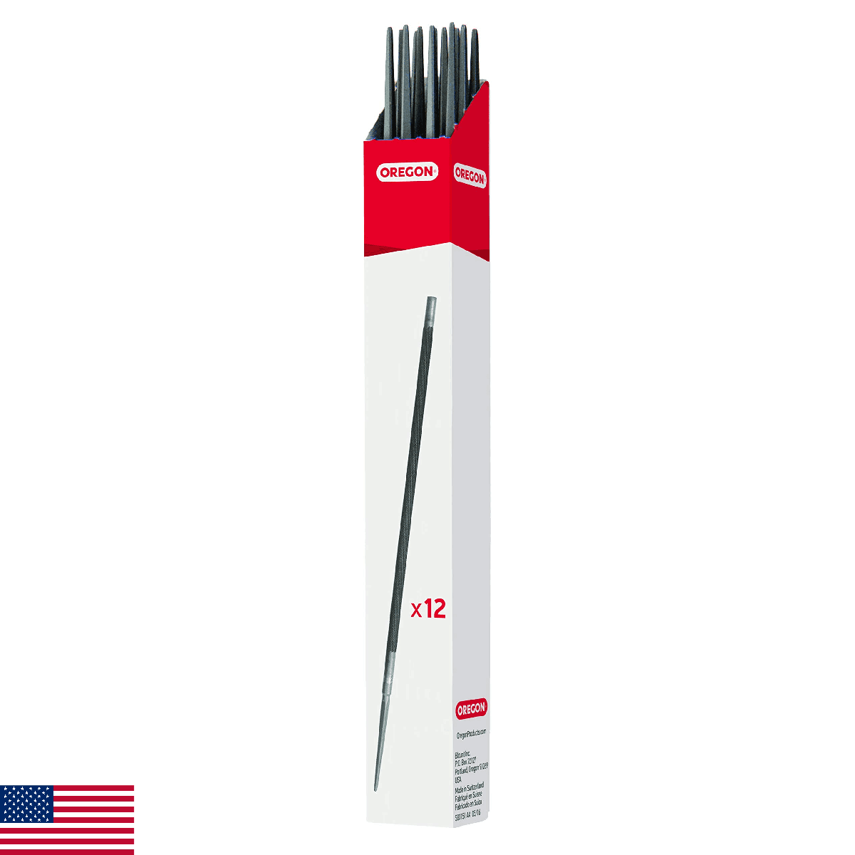 Oregon 70503/80503 3/16-Inch Chain Saw File, Package may vary - Image 1