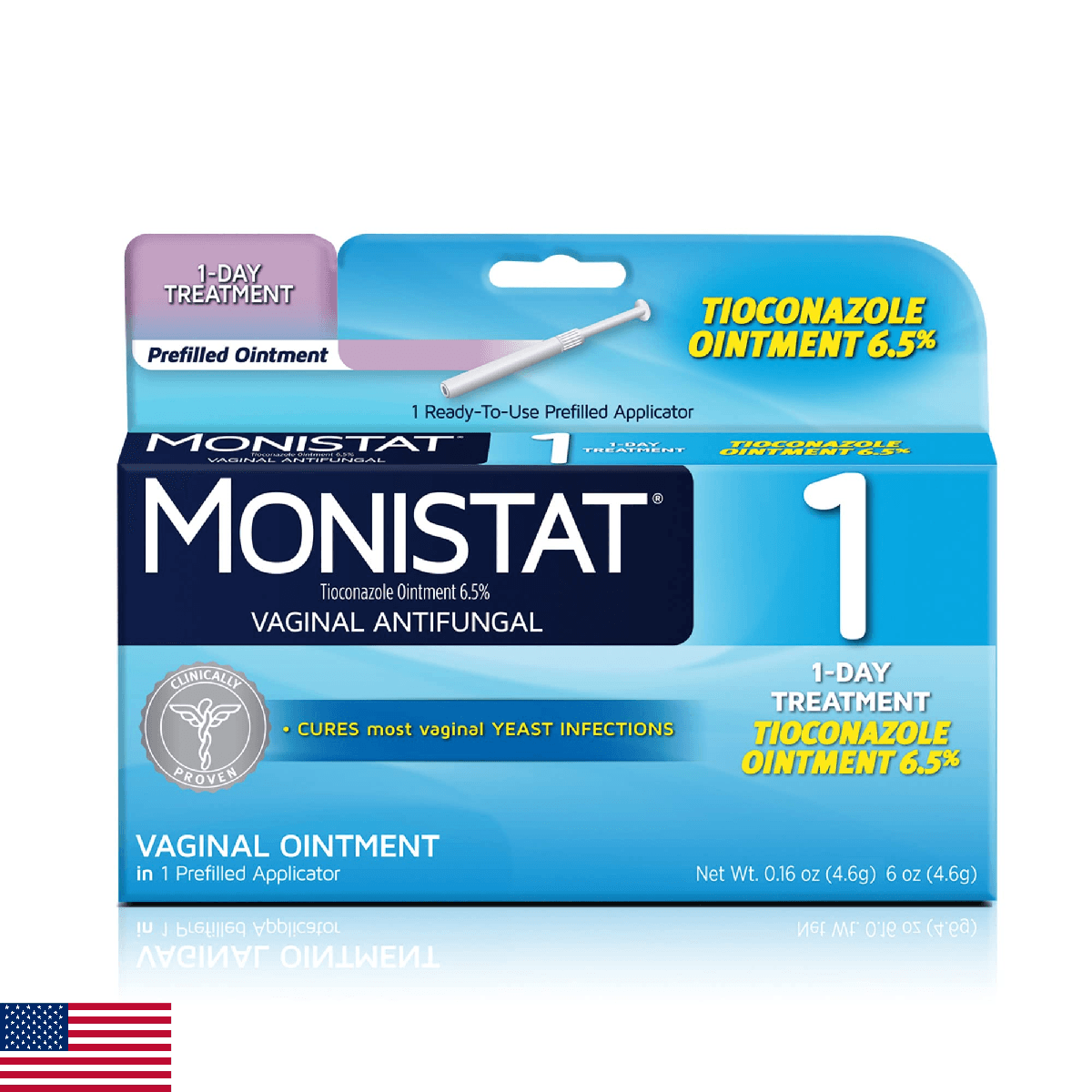 RepHresh Vaginal Gel 4ct (0.07oz) and Monistat 1 Day Yeast Infection Treatment f - Image 1