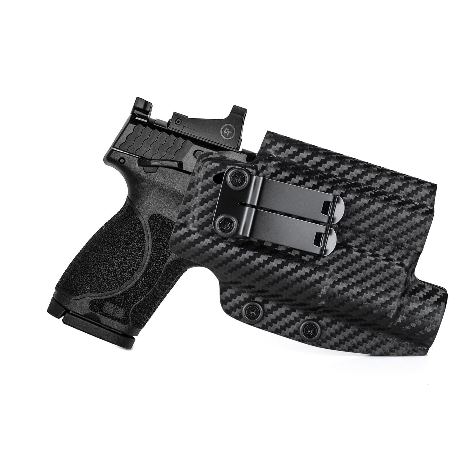 IWB Kydex Holster for Smith and Wesson M&P M2.0 9mm/40 4"/4.25" Pistol with Stre - Thumbnail 9