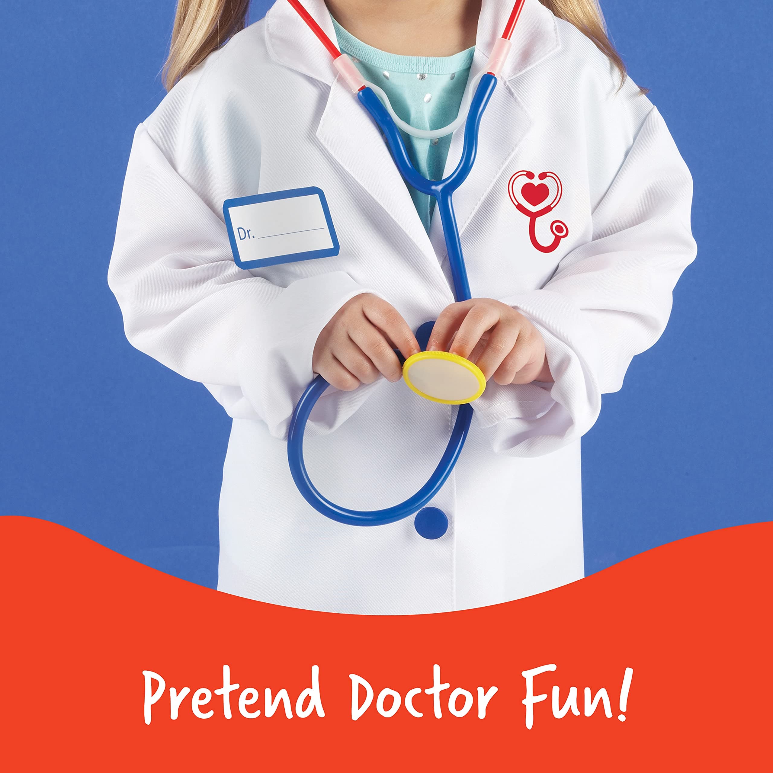 Learning Resources Doctor Play Set - 3 Pieces, Ages 3+, Pretend Costume for Kids - Thumbnail 4