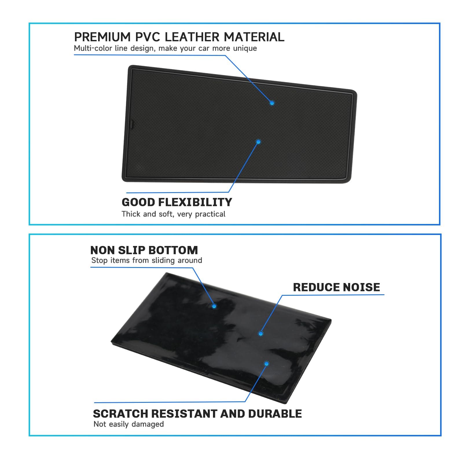 SXCY for 2025 2026 Chevrolet Equinox Accessories Cup Holder Inserts Liner 2025 2 - Thumbnail 5