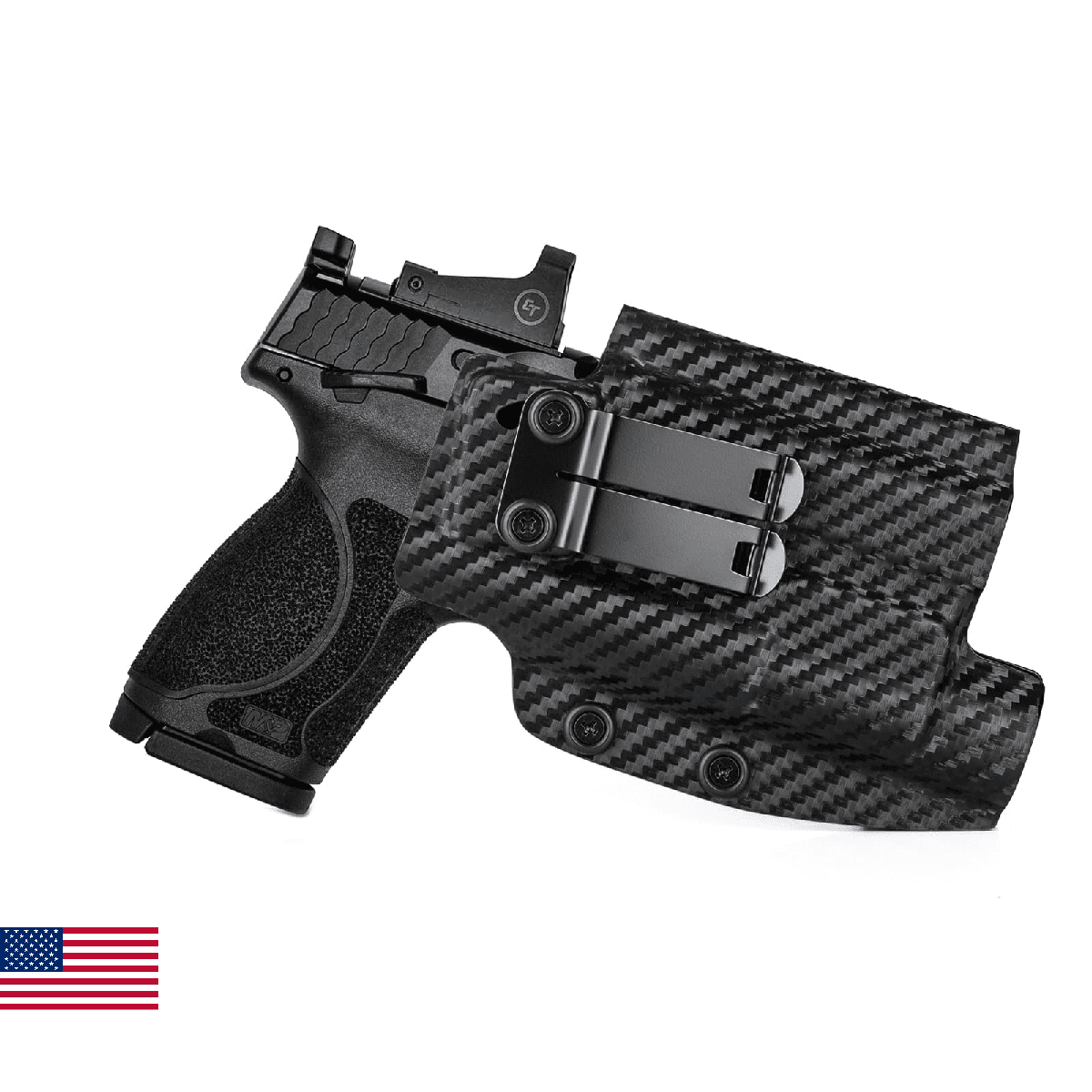 IWB Kydex Holster for Smith and Wesson M&P M2.0 9mm/40 4"/4.25" Pistol with Stre - Image 1
