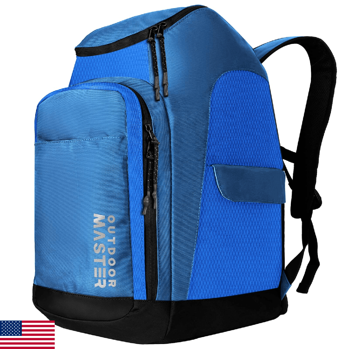 OutdoorMaster 50L Ski Boot Bag, Ski and Snowboard Boots Travel Backpack with sep - Image 1