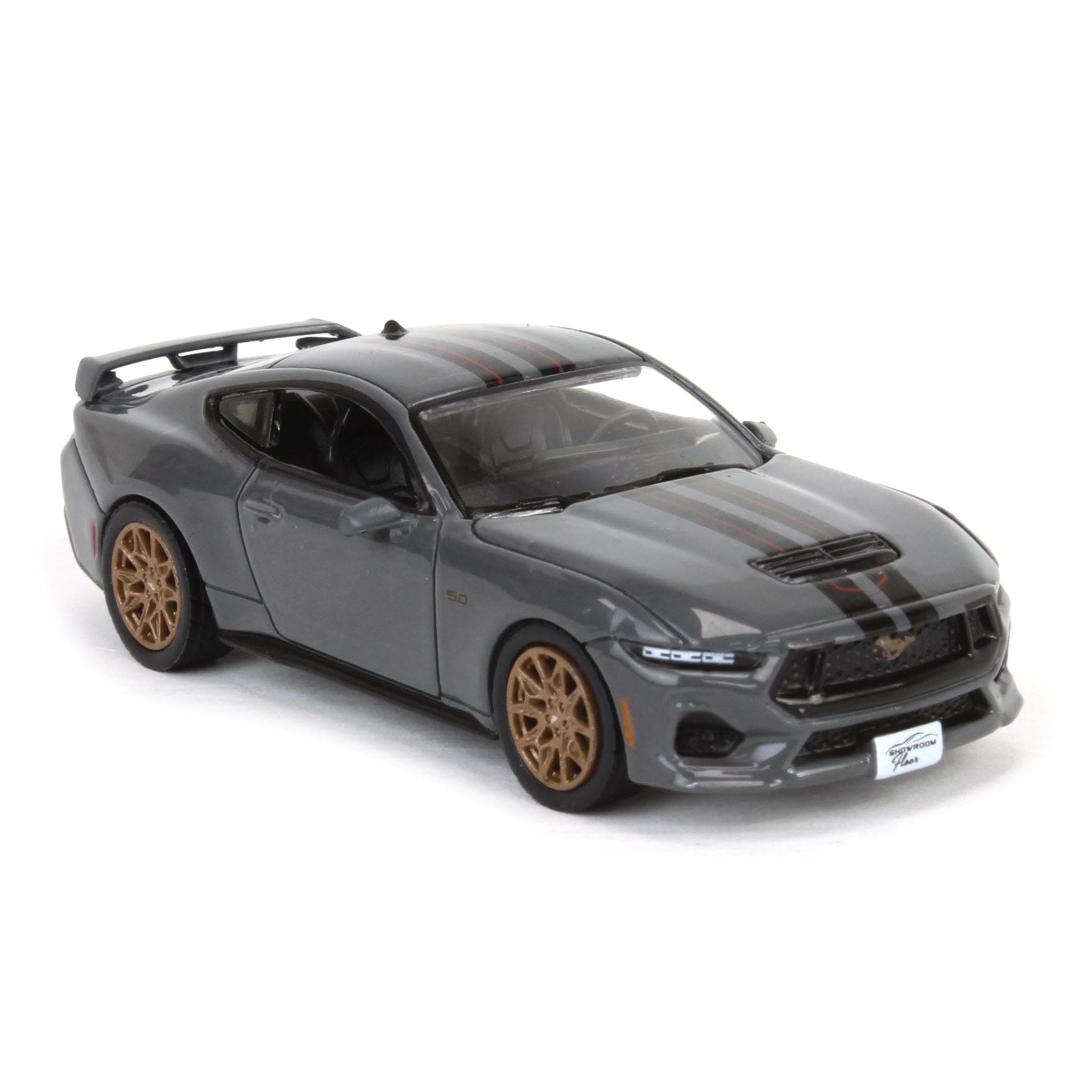 Truck 1/64 2024 Mustang GT in Dark Matter Gray Showroom Floor Series 7 68070-B - Thumbnail 2