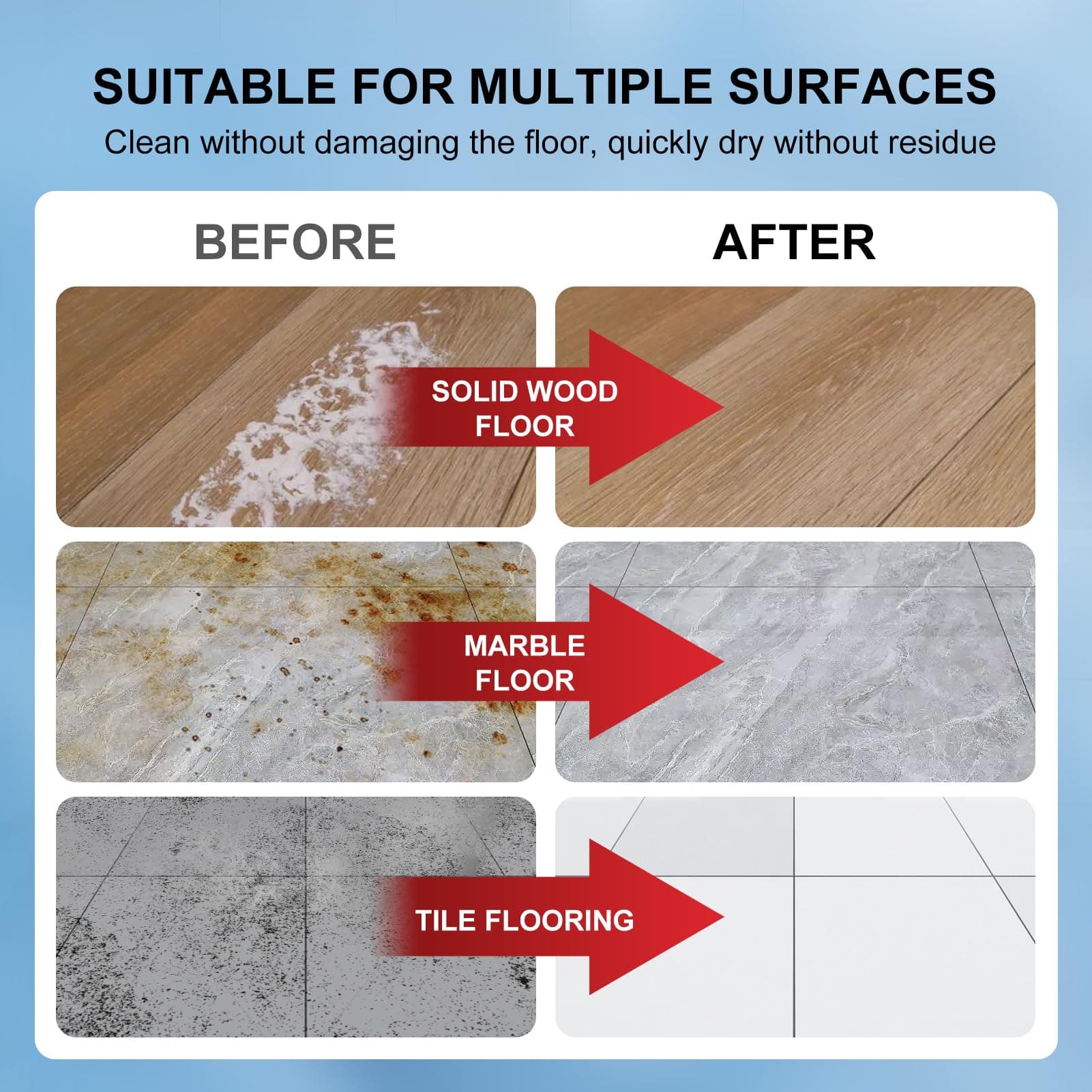 Floor Cleaner 1000ml Lavender Scent Compatible with Tineco Cleaning Solution, Re - Thumbnail 3