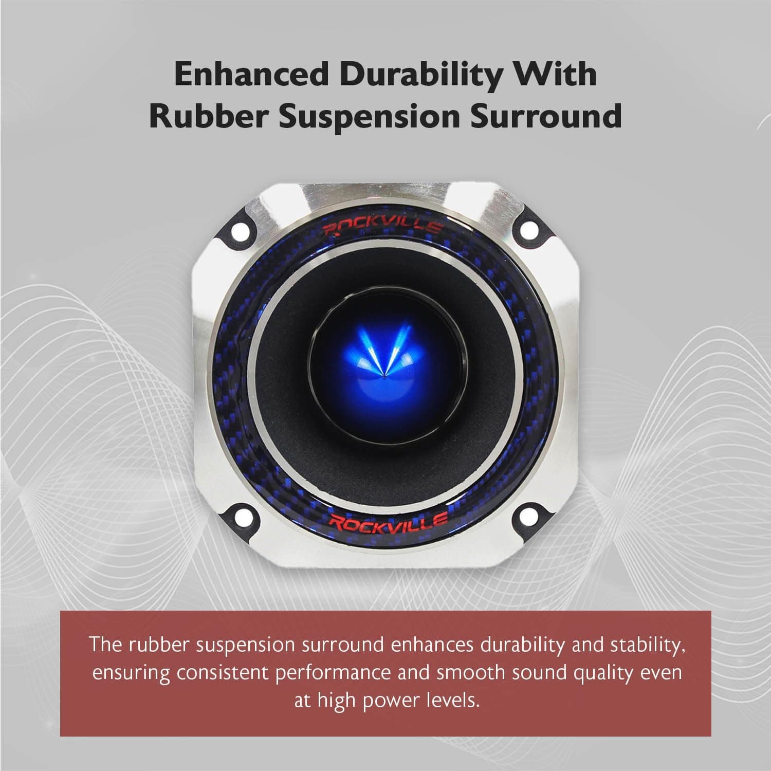 Rockville RT4 2 Inches Car Tweeter CEA Compliant 120 Watts Titanium Compression - Thumbnail 7