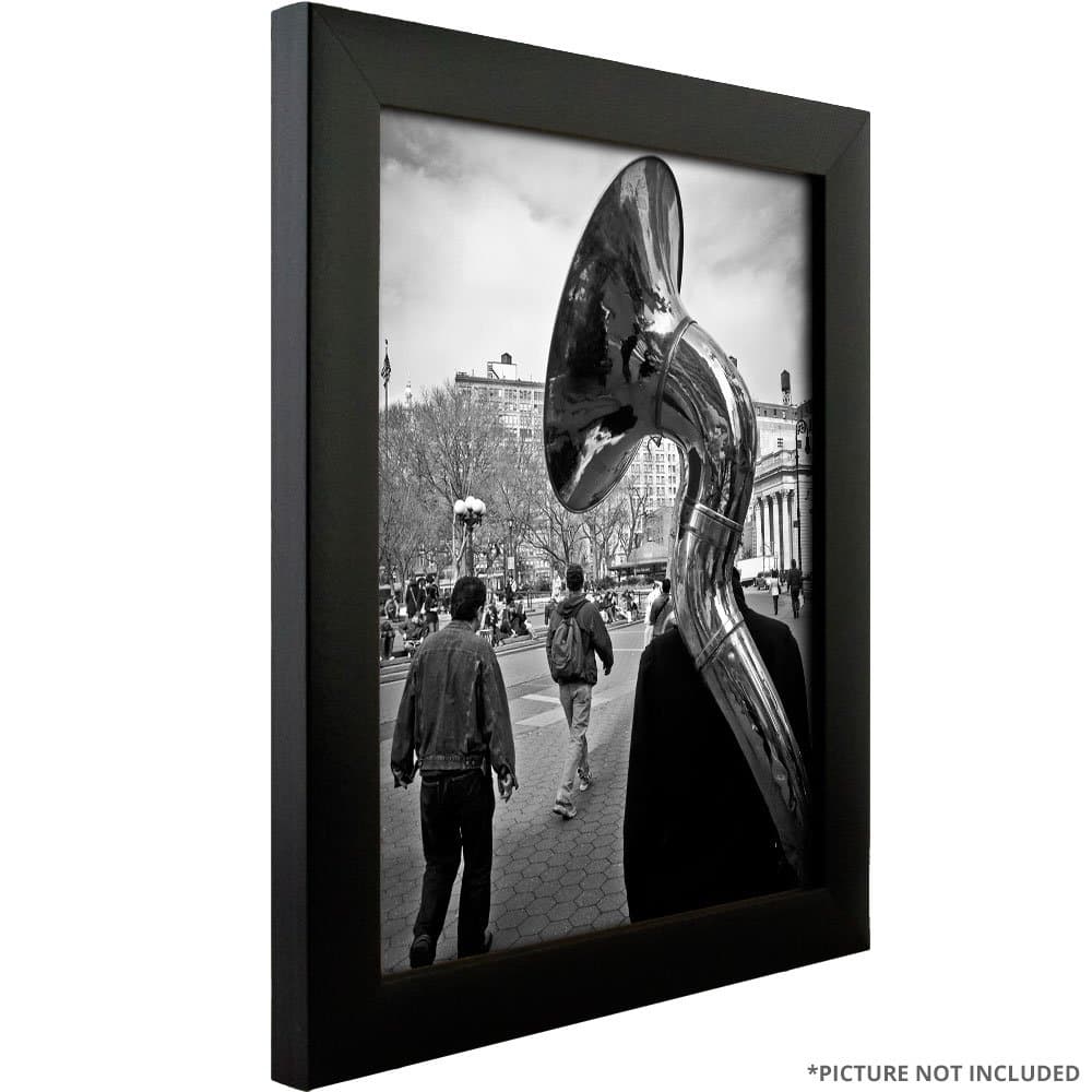 Craig Frames 1WB3BK 10 by 13-Inch Picture/Poster Frame, Smooth Finish, 1-Inch Wi - Thumbnail 5
