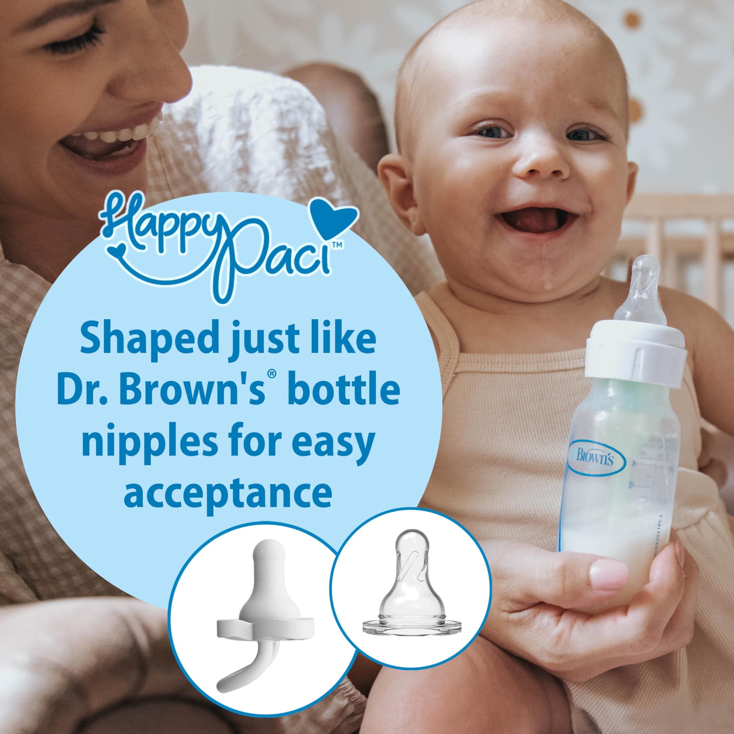 Dr. Brown's Natural Flow Anti-Colic Baby Bottle Gift Set with Pacifier and Trave - Thumbnail 5