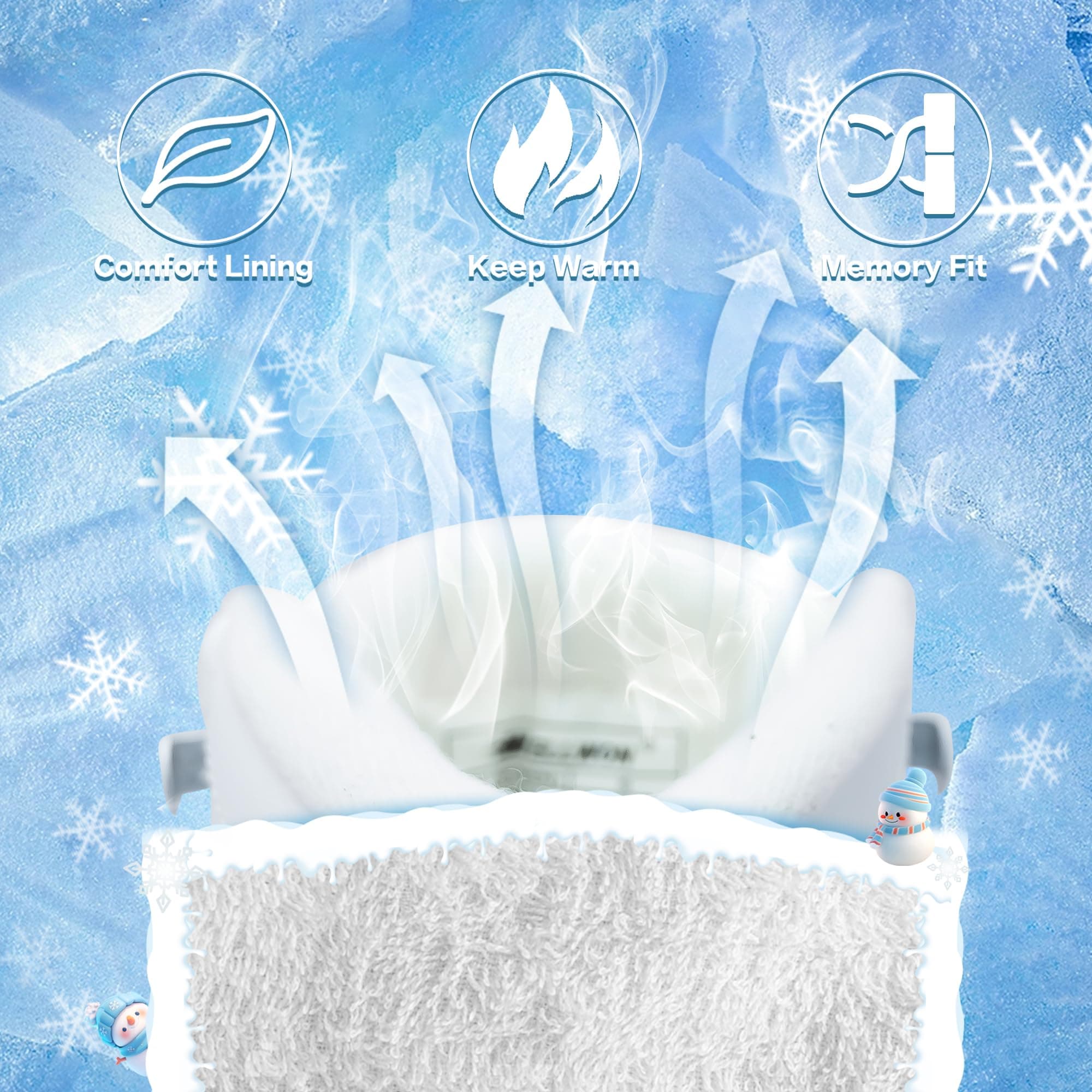 SMOOJOY Figure Ice Skates for Women and Men - Air Cushion Deluxe Hockey Ice Skat - Thumbnail 3