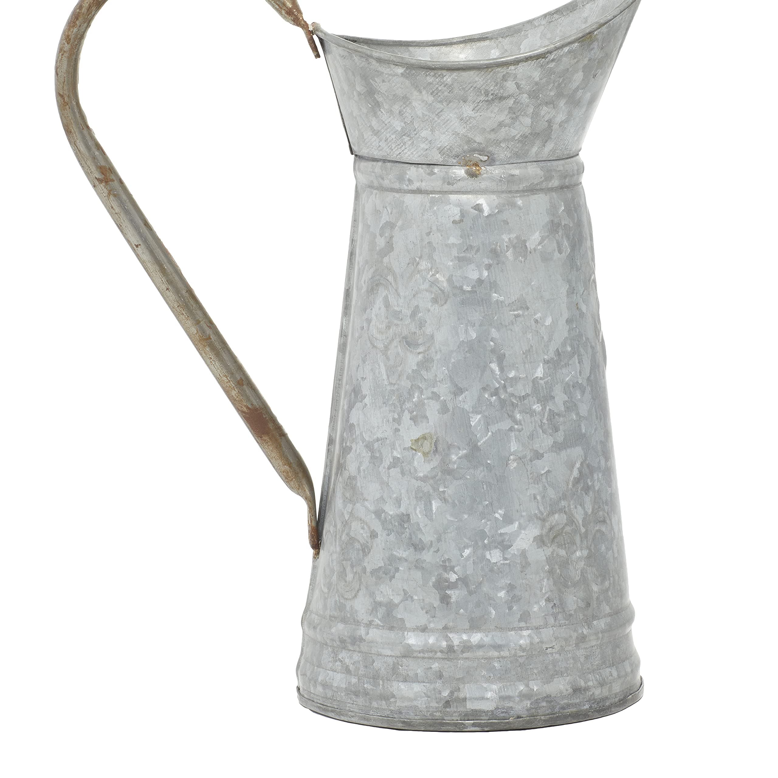 Deco 79 Metal Watering Can Indoor Outdoor Planter 10x6x12 Brown - Thumbnail 8