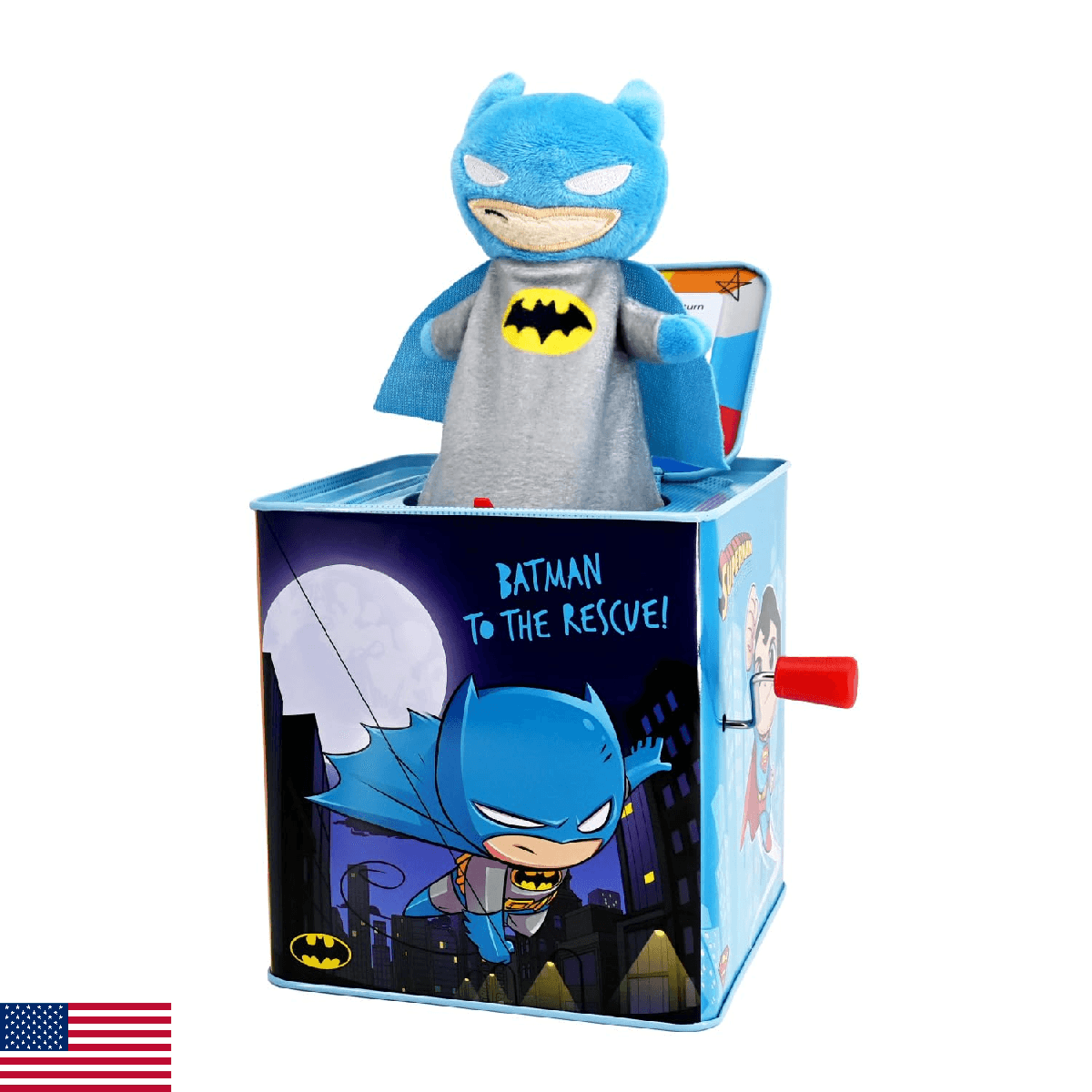 Kids Preferred DC Comics The Batman Jack in The Box Musical Toys for Babies and - Image 1