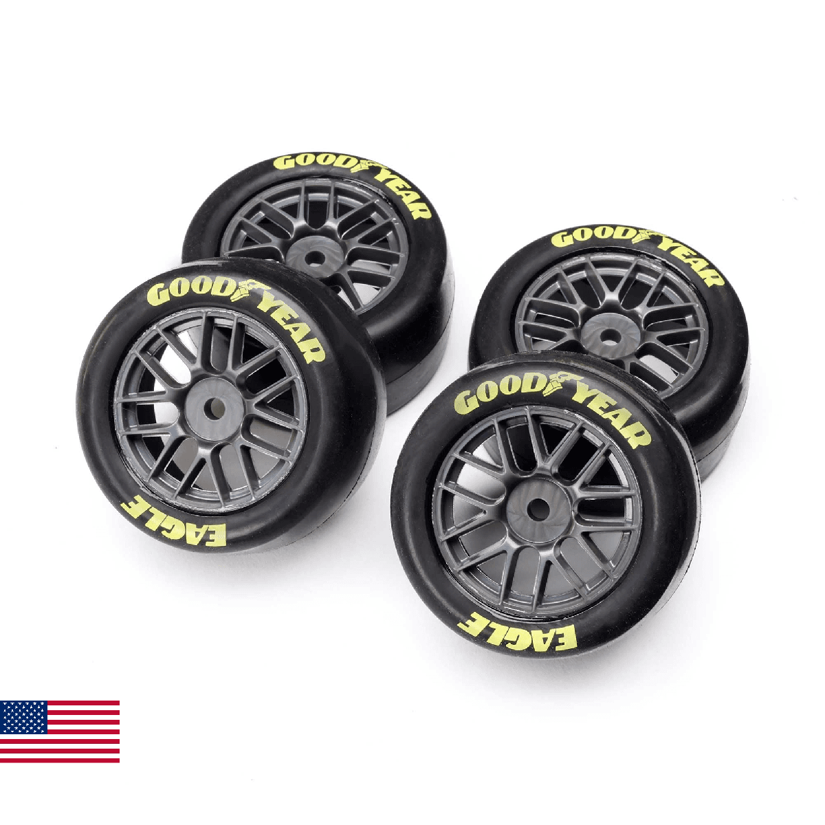 Losi Goodyear Eagle Mounted Tires Soft 4 NG LOS-1937 - Image 1