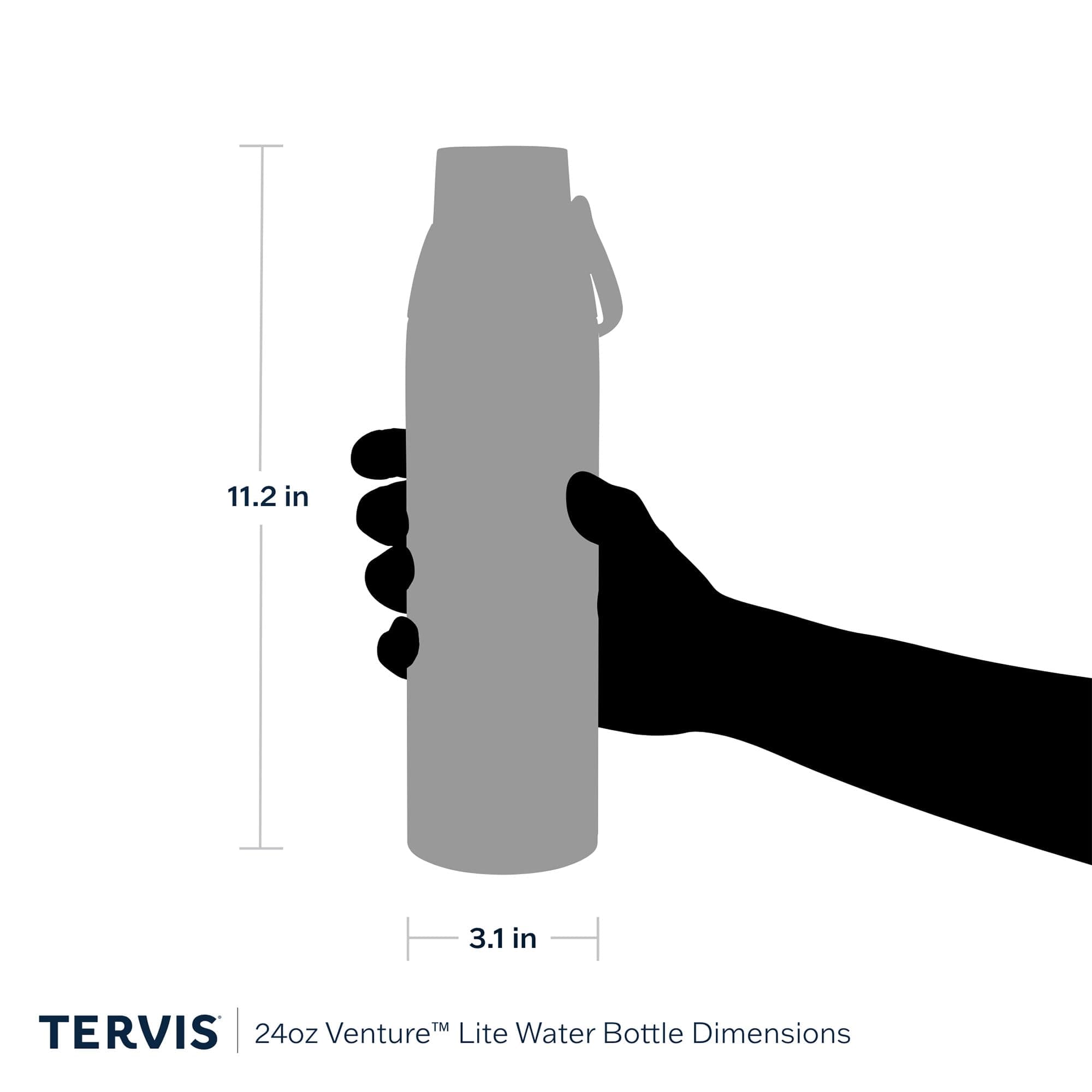Tervis Venture Lite Medical Double Wall Insulated Tumbler 24oz Travel Cup Keeps - Thumbnail 5