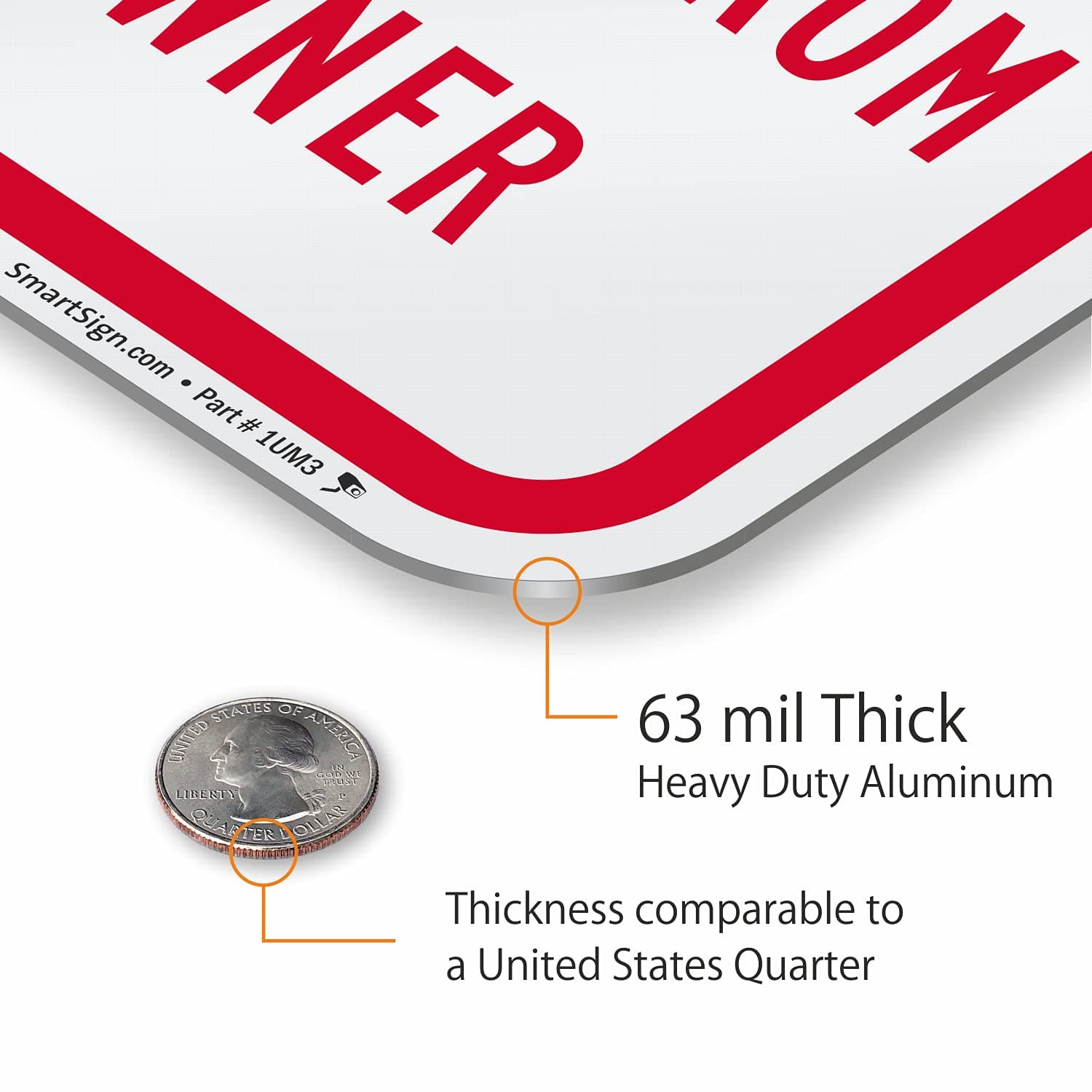 SmartSign 18 x 12 inch “No Hunting - Without Permission From Land Owner” Metal S - Thumbnail 6