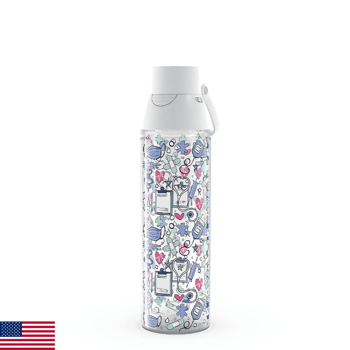 Tervis Venture Lite Medical Double Wall Insulated Tumbler 24oz Travel Cup Keeps - Image 1