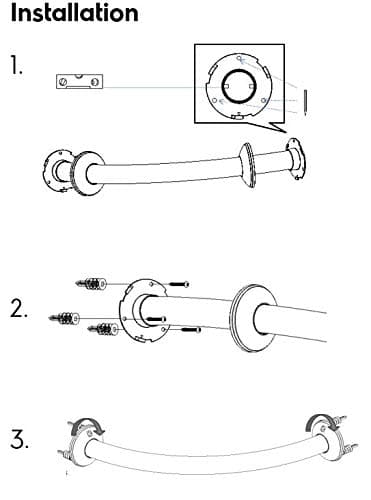 Electrolux 14ELCBAR01 Luxcare Corner Hanging Bar, One Size, Titanium (Pack of 5) - Thumbnail 7