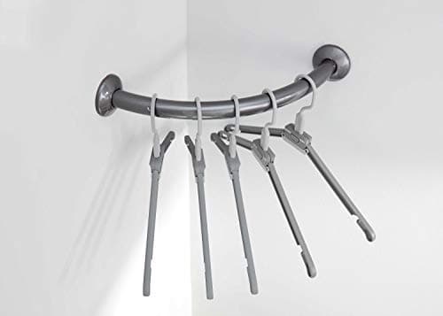 Electrolux 14ELCBAR01 Luxcare Corner Hanging Bar, One Size, Titanium (Pack of 5) - Thumbnail 9