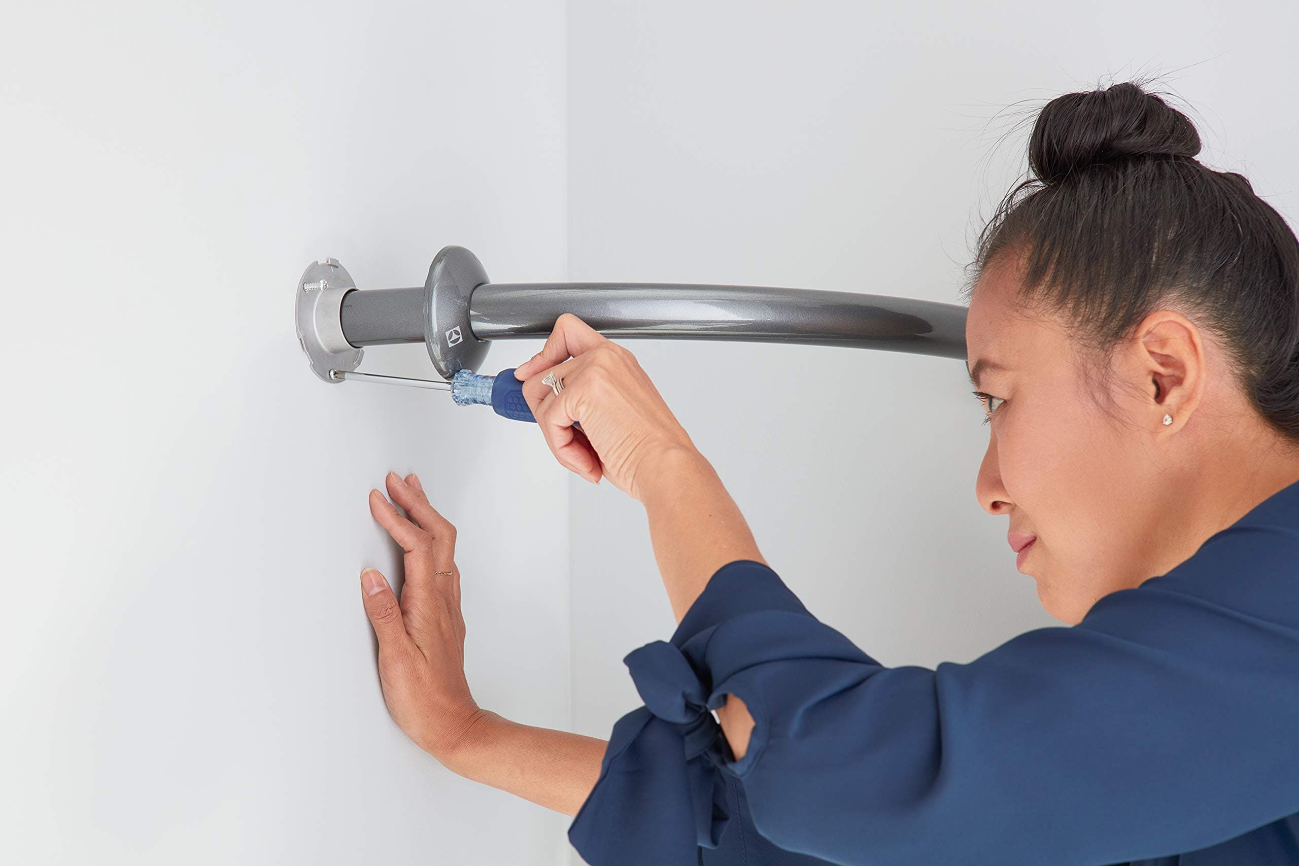 Electrolux 14ELCBAR01 Luxcare Corner Hanging Bar, One Size, Titanium (Pack of 5) - Thumbnail 3