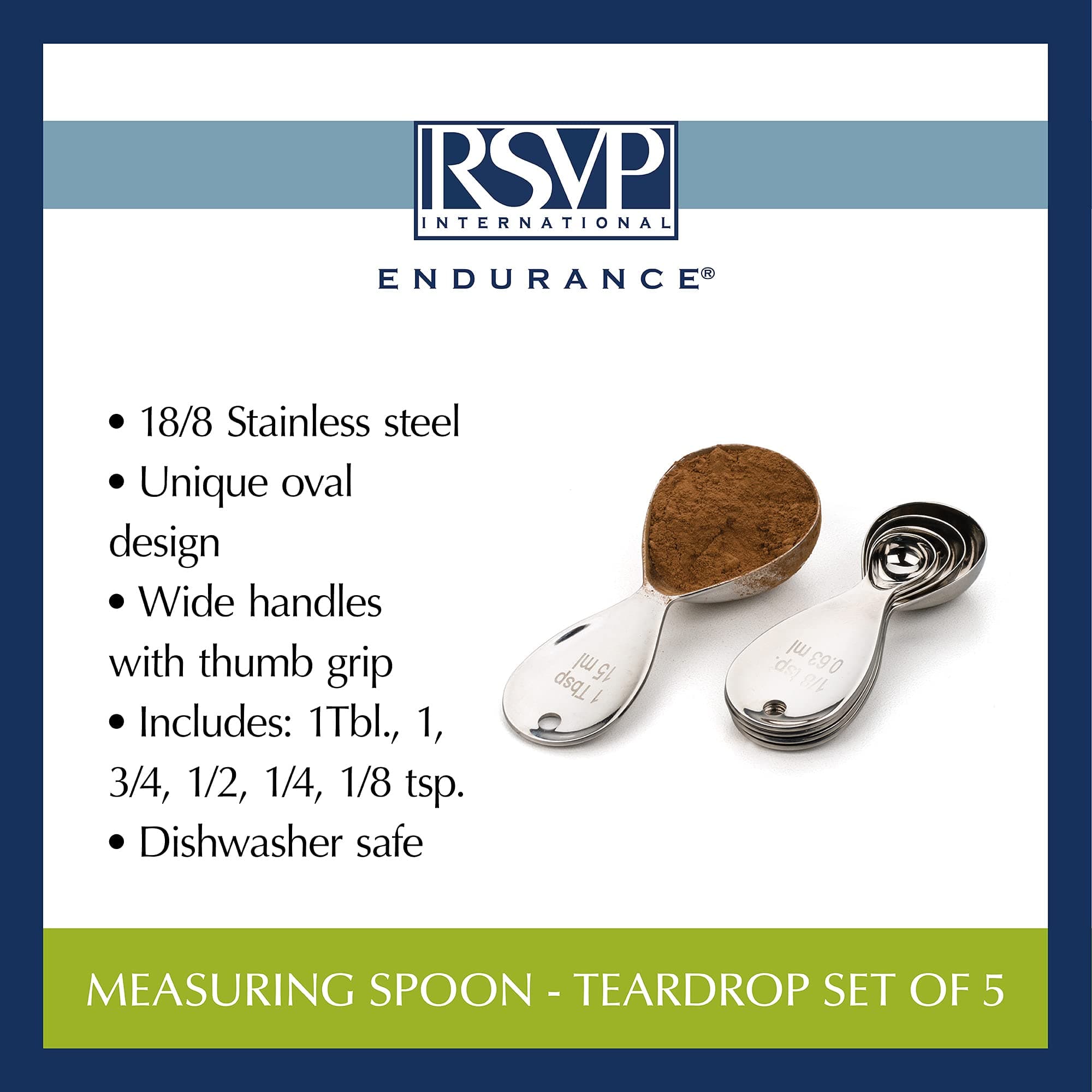RSVP International Endurance Kitchen Collection Measuring Tools, Dishwasher Safe - Thumbnail 6