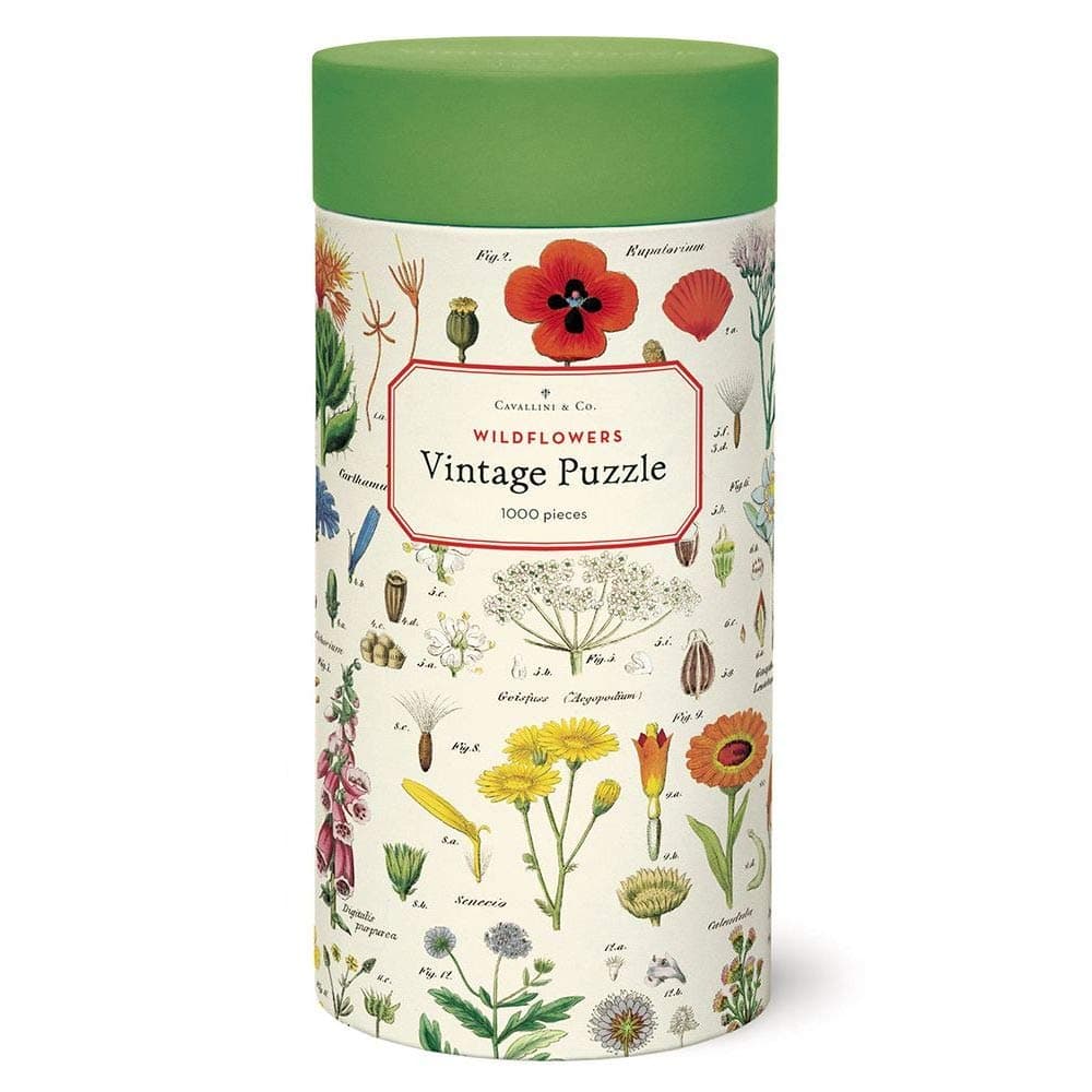 Cavallini 1000 Piece Puzzle Wildflowers - Thumbnail 4
