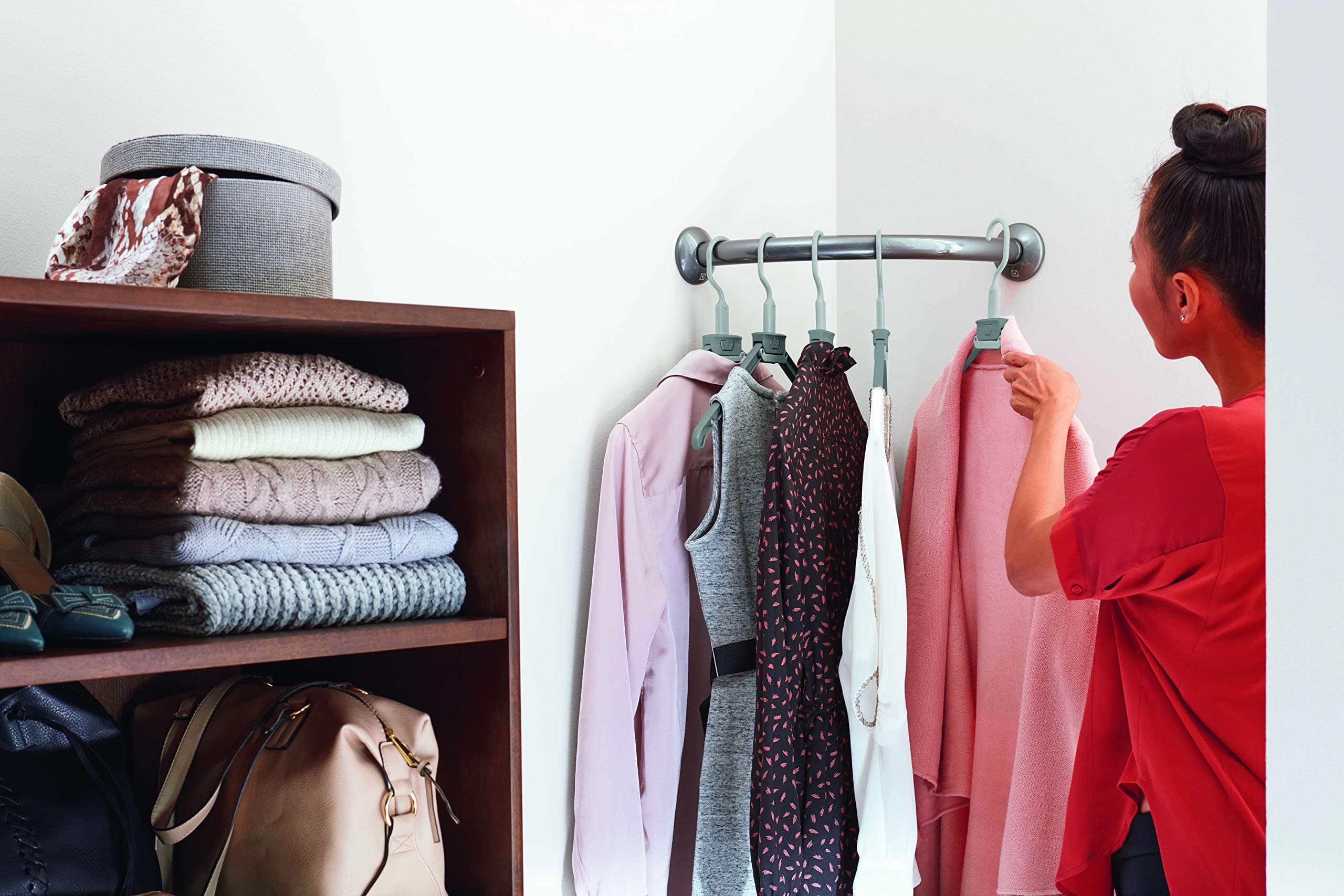 Electrolux 14ELCBAR01 Luxcare Corner Hanging Bar, One Size, Titanium (Pack of 5) - Thumbnail 4