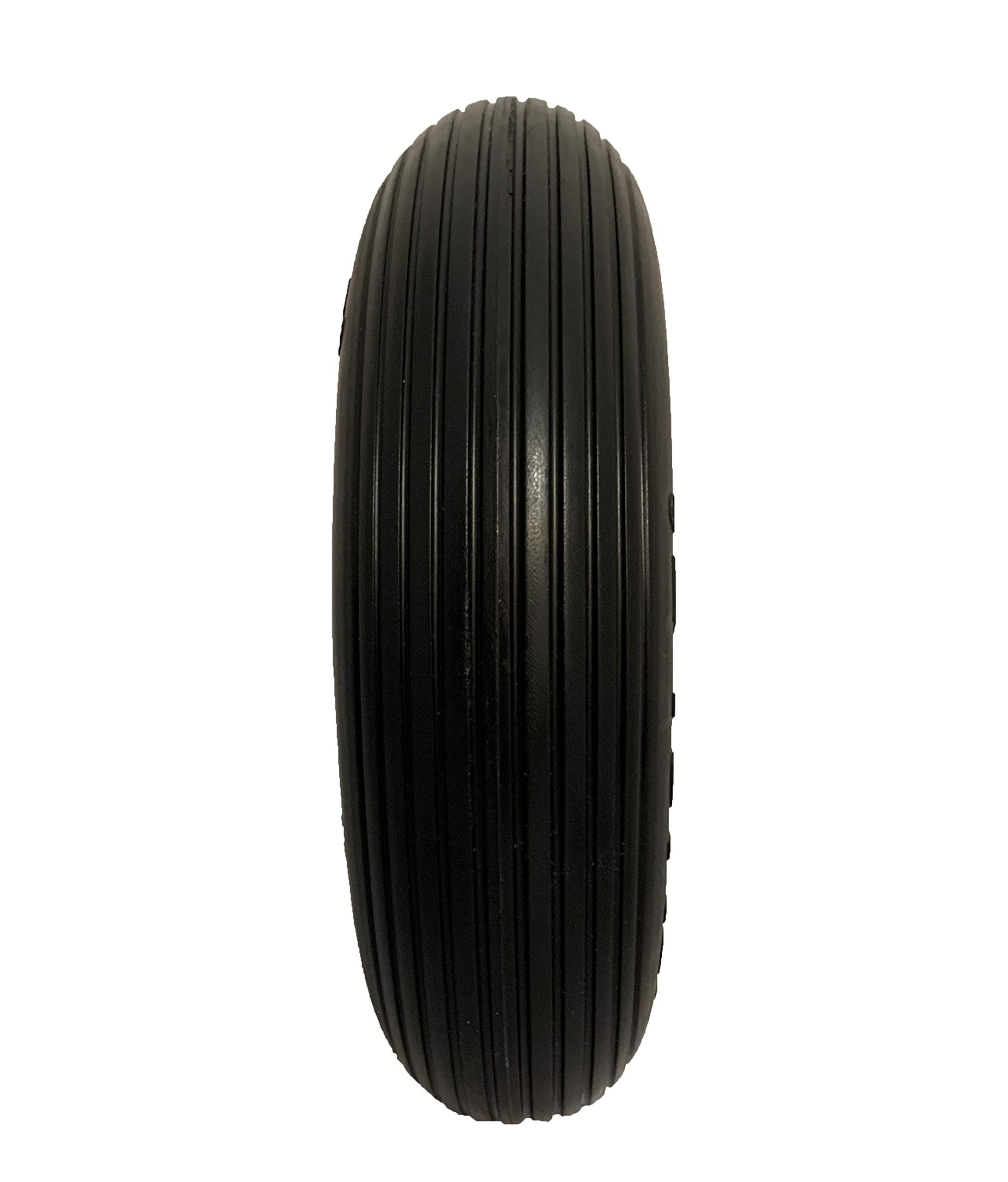 Easy Fit 4.00-6 Flat-Free Wheel Assembly for Residential Wheelbarrow - Thumbnail 2