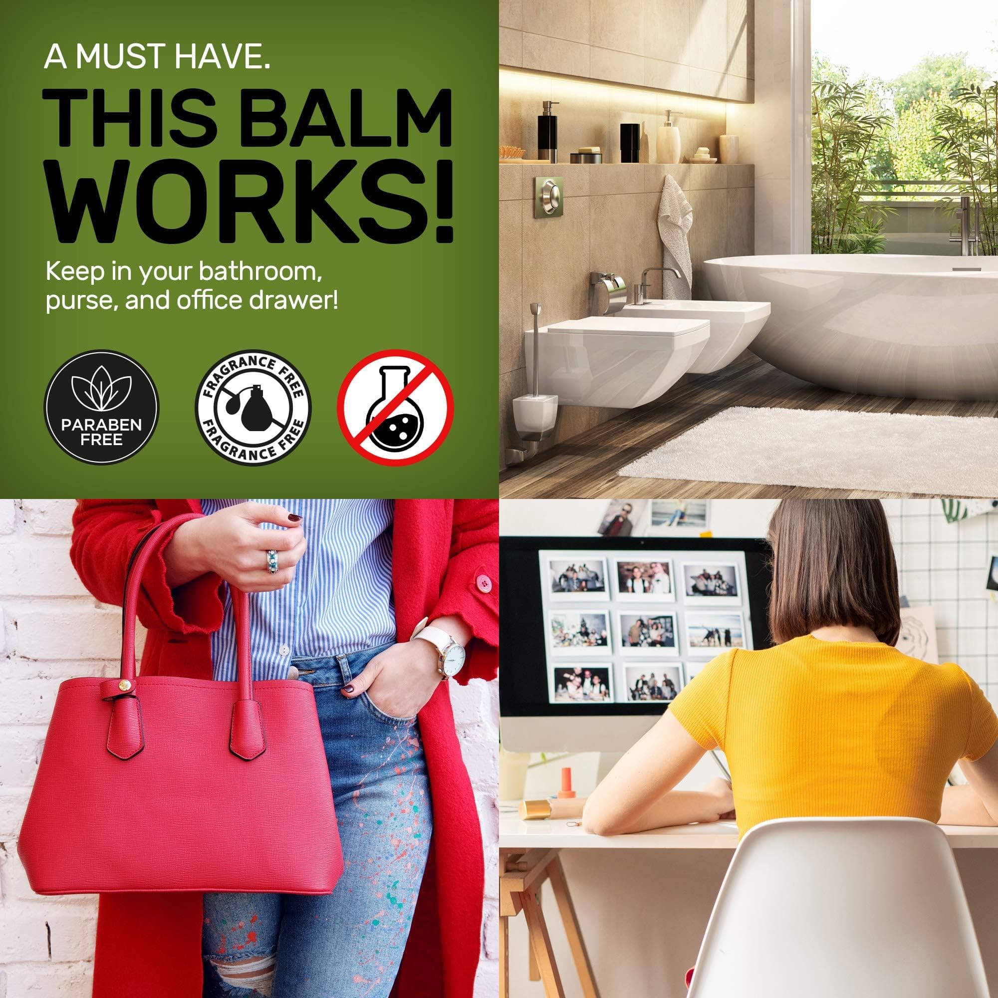 Chamuel Tea Tree Oil Balm – All Natural | Great Cream for Soothing Eczema, Crack - Thumbnail 5