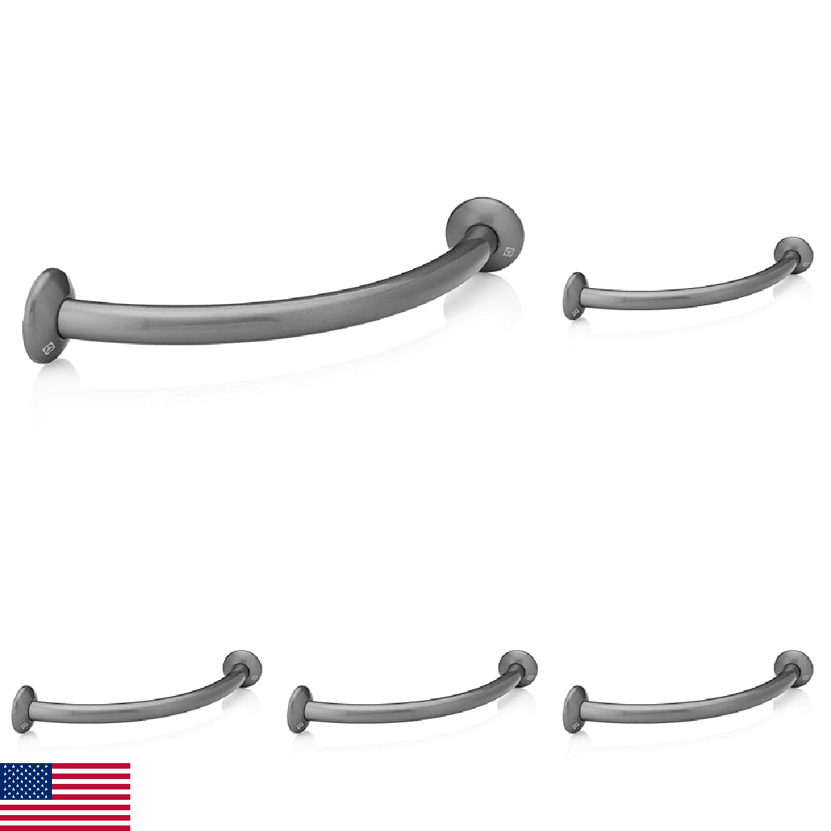 Electrolux 14ELCBAR01 Luxcare Corner Hanging Bar, One Size, Titanium (Pack of 5) - Image 1