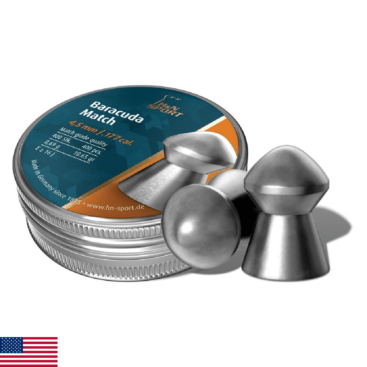 H&N Sport H&N Baracuda Match .177 Cal. 4.51 mm Head Multi, One Size - Image 1