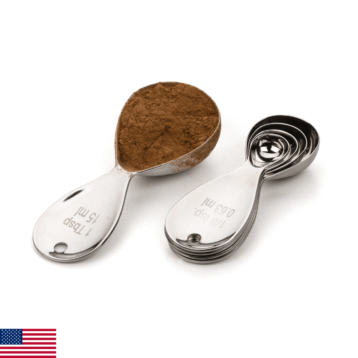 RSVP International Endurance Kitchen Collection Measuring Tools, Dishwasher Safe - Image 1