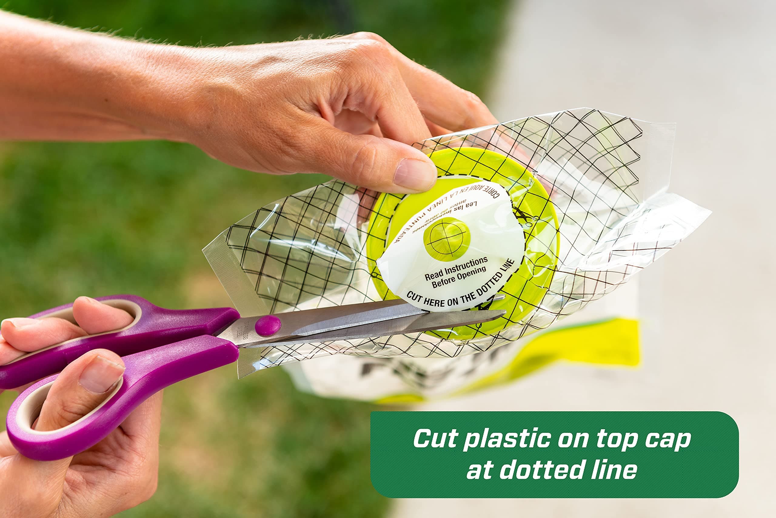 RESCUE! Big Bag Fly Trap, 4-Pack, Disposable Outdoor Fly Control - Thumbnail 2