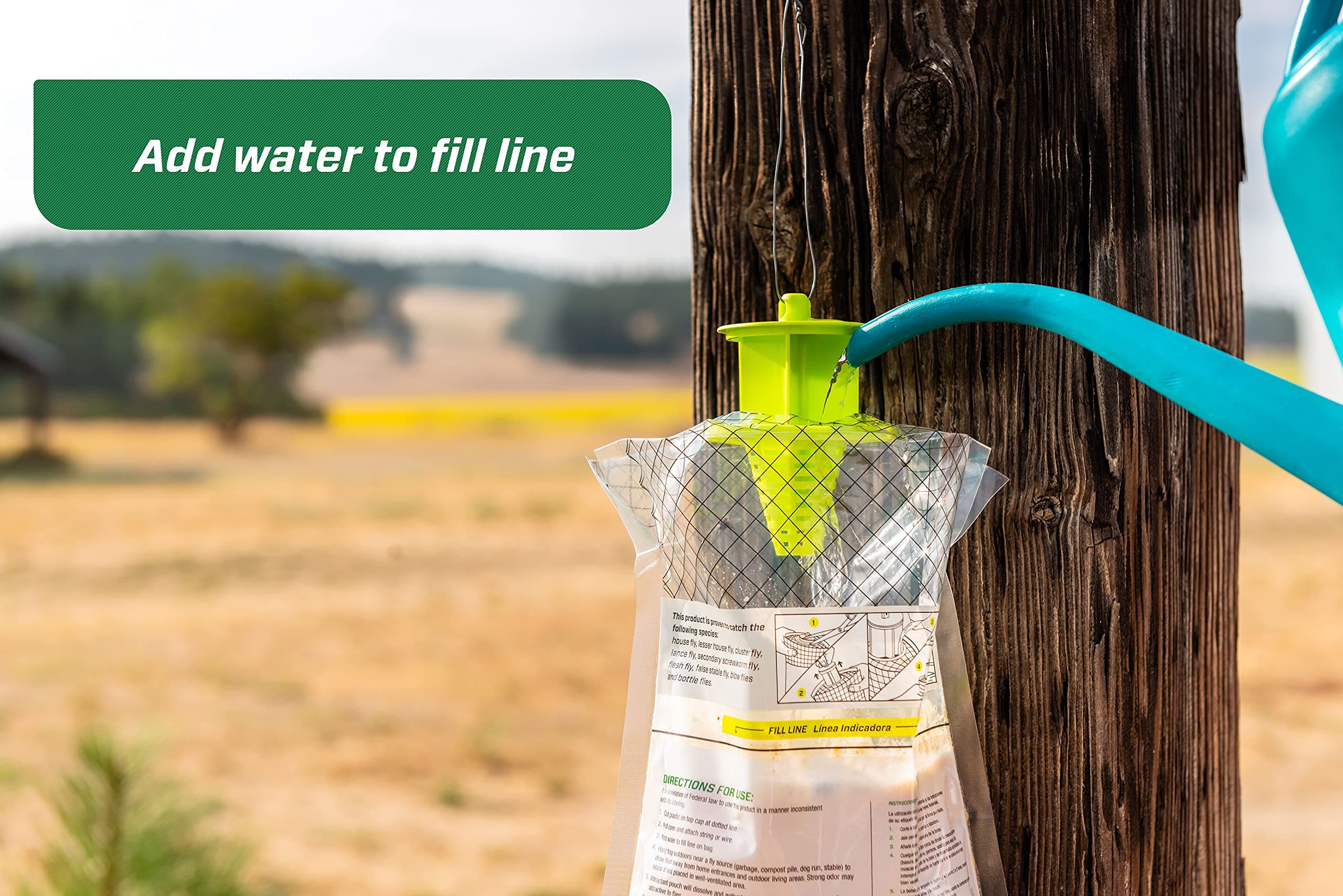 RESCUE! Big Bag Fly Trap, 4-Pack, Disposable Outdoor Fly Control - Thumbnail 6