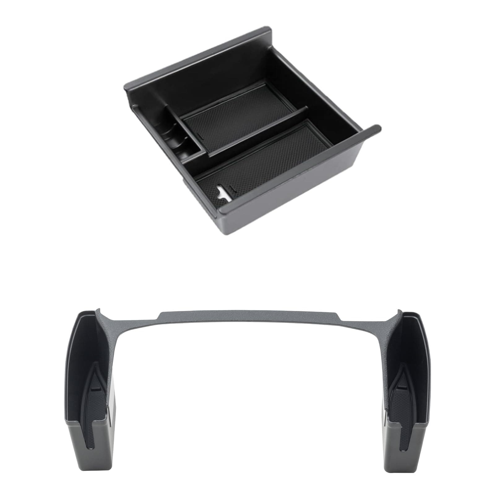 JDMCAR 2PCS Gear Shift & Center Console Organizer Trays for Toyota 4Runner 2010- - Thumbnail 6