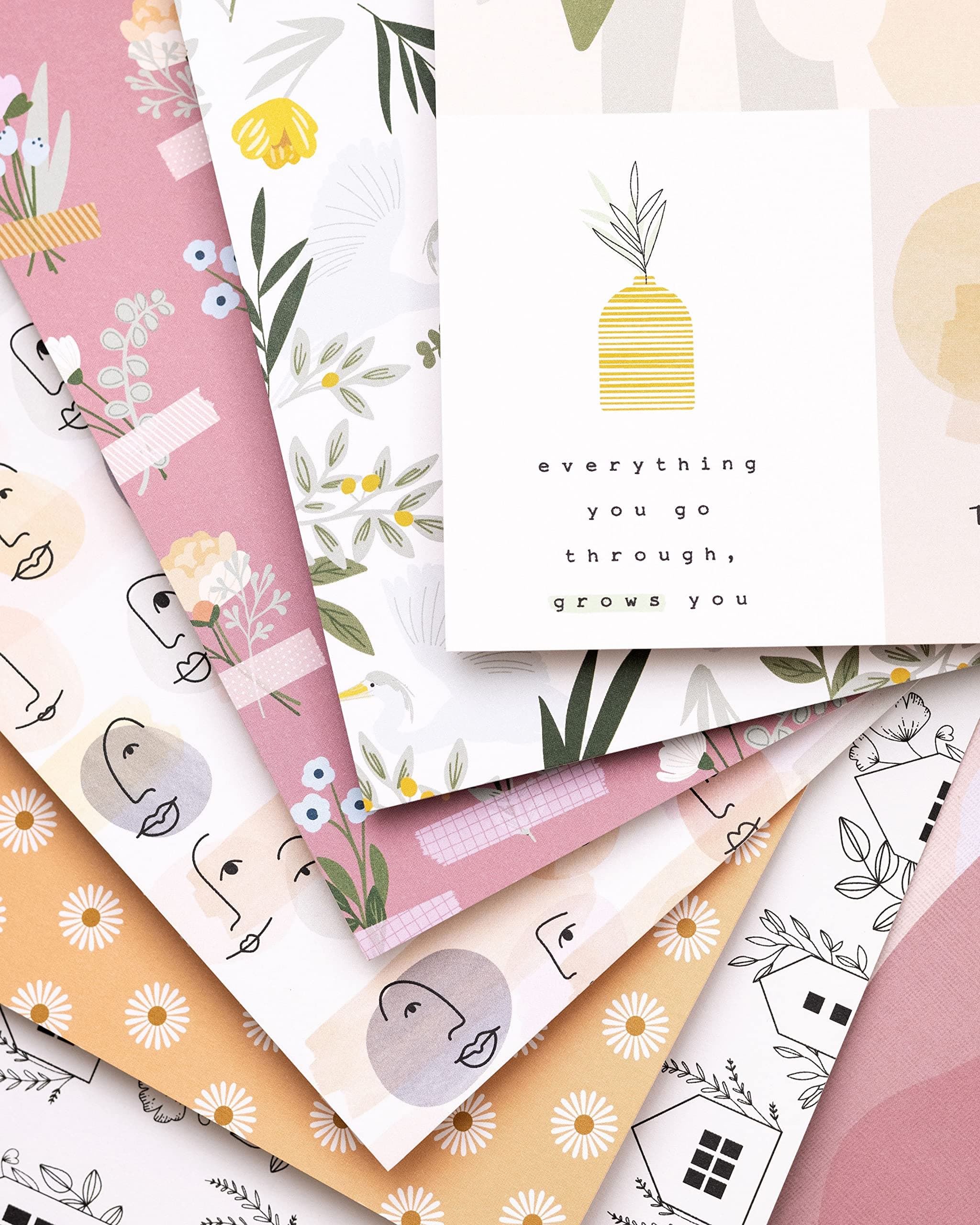 Jen Hadfield Peaceful Heart Double-Sided Cardstock 12"X12"-Peace - Thumbnail 2